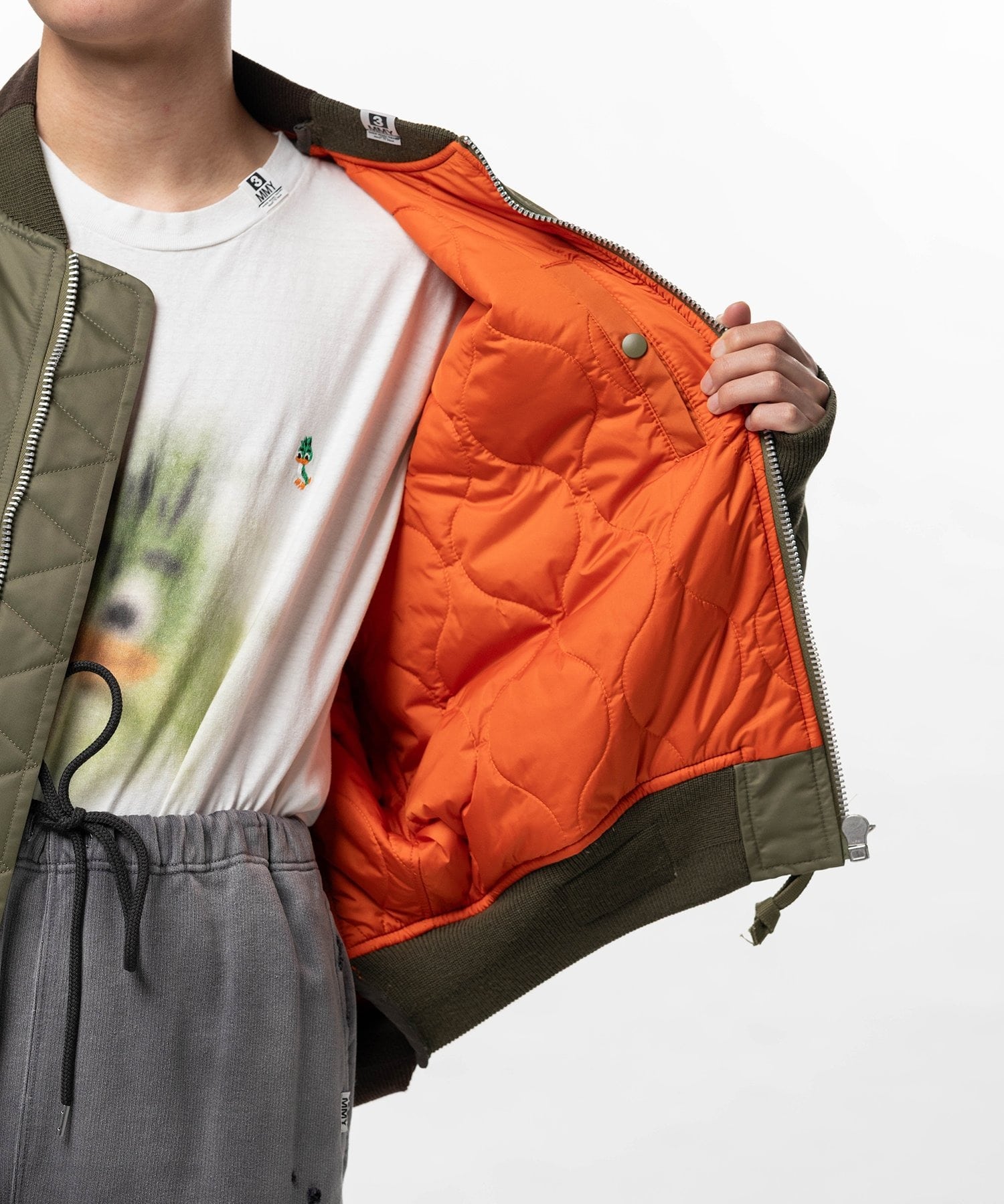 BACK VEST BOMBER JACKET Maison MIHARA YASUHIRO