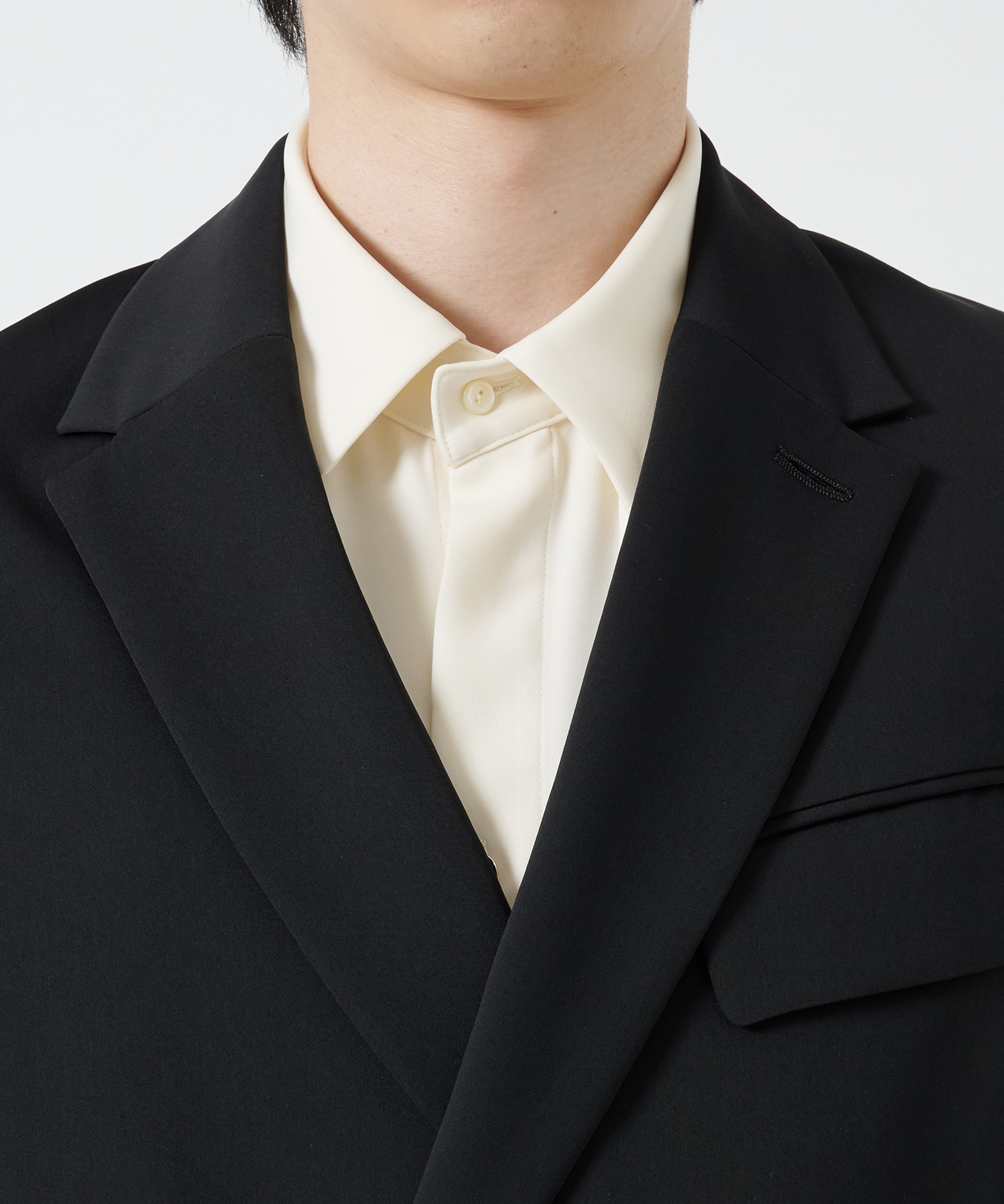 Double Satin Tailored Tie Locken Jacket CULLNI