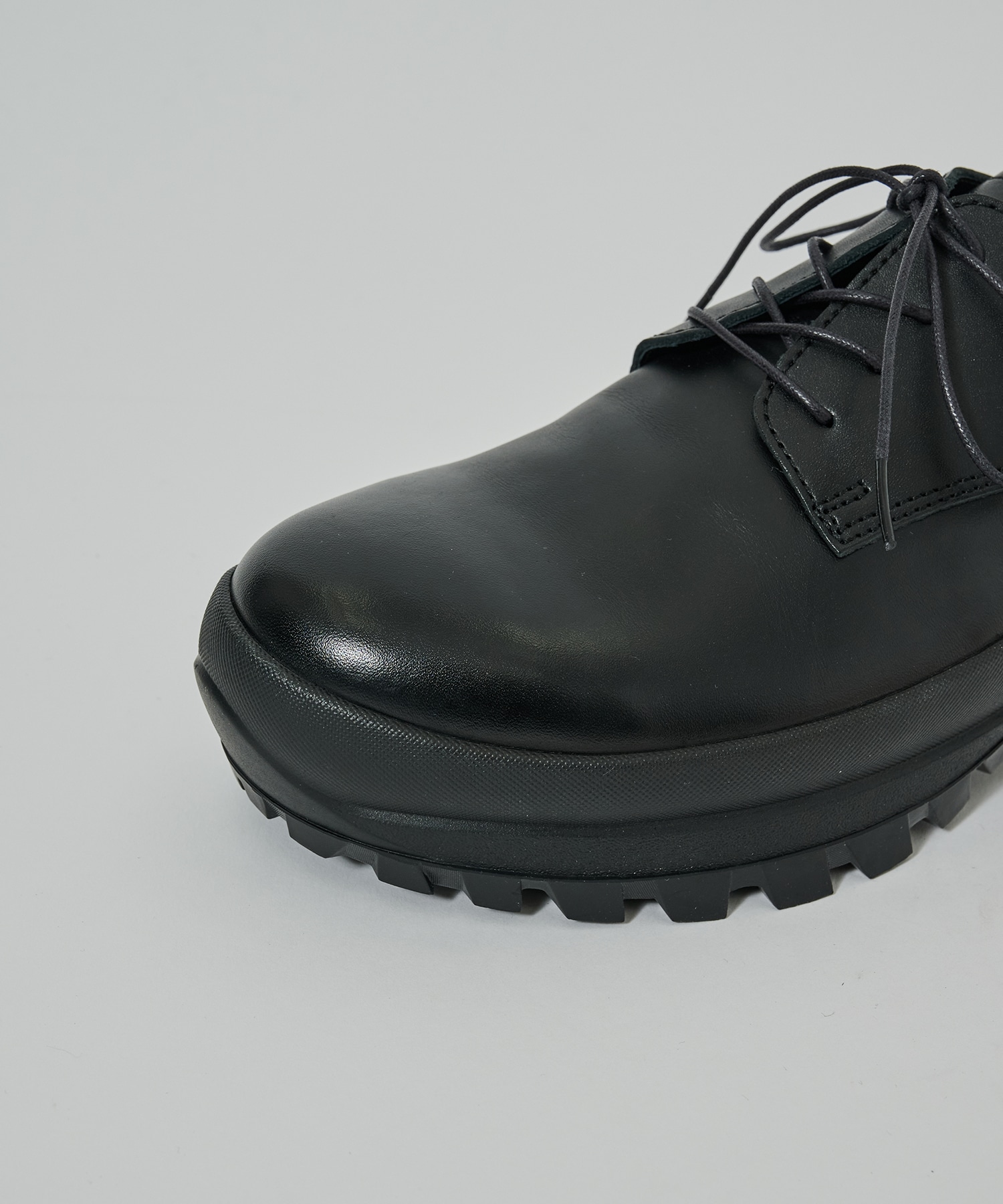 DERBY PLAIN TOE SHOES with #884C Vibram PADRONE