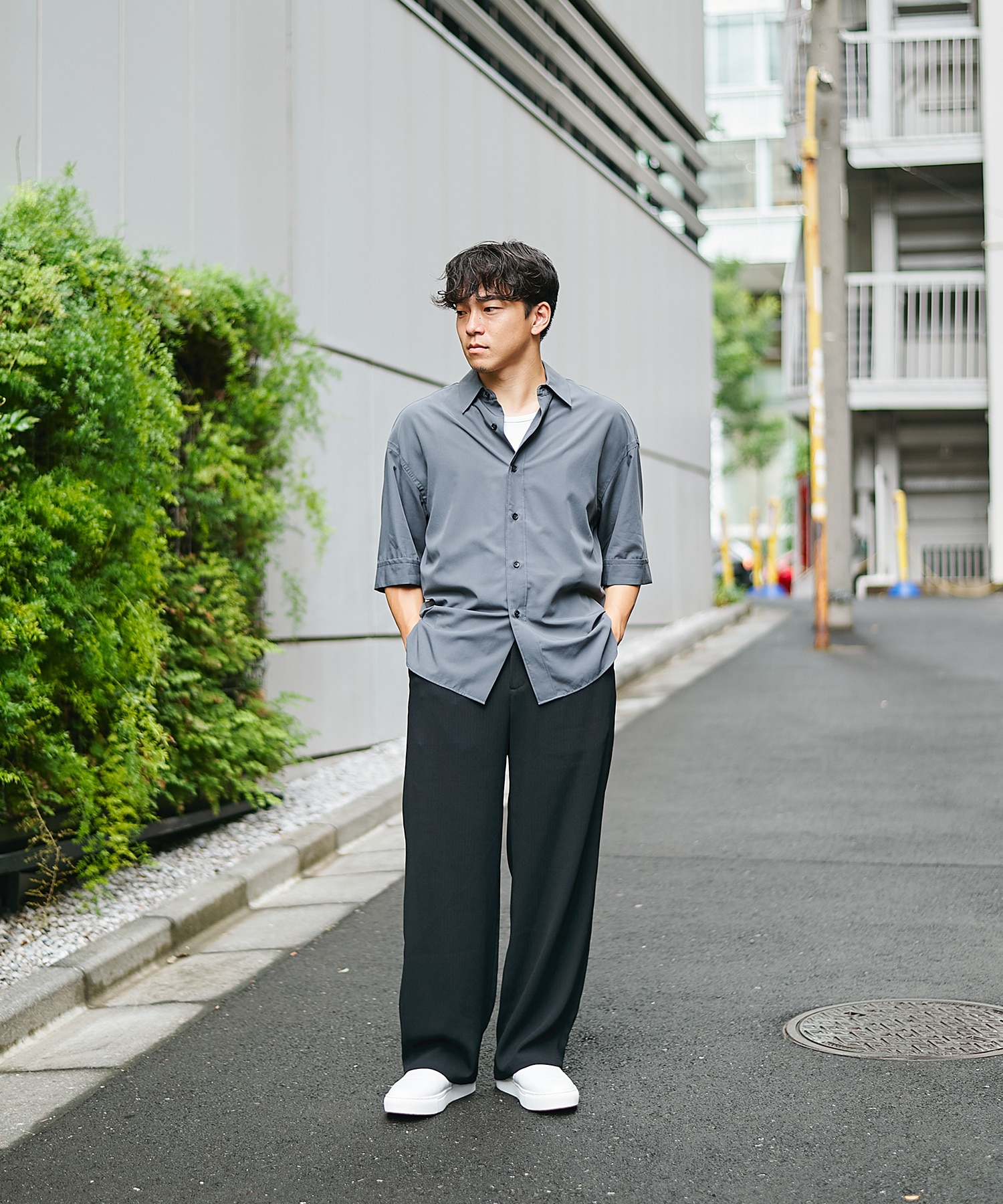【竹からできた素材】KOKOCHIII BAMBOO RAYON SHIRTS STUDIOUS