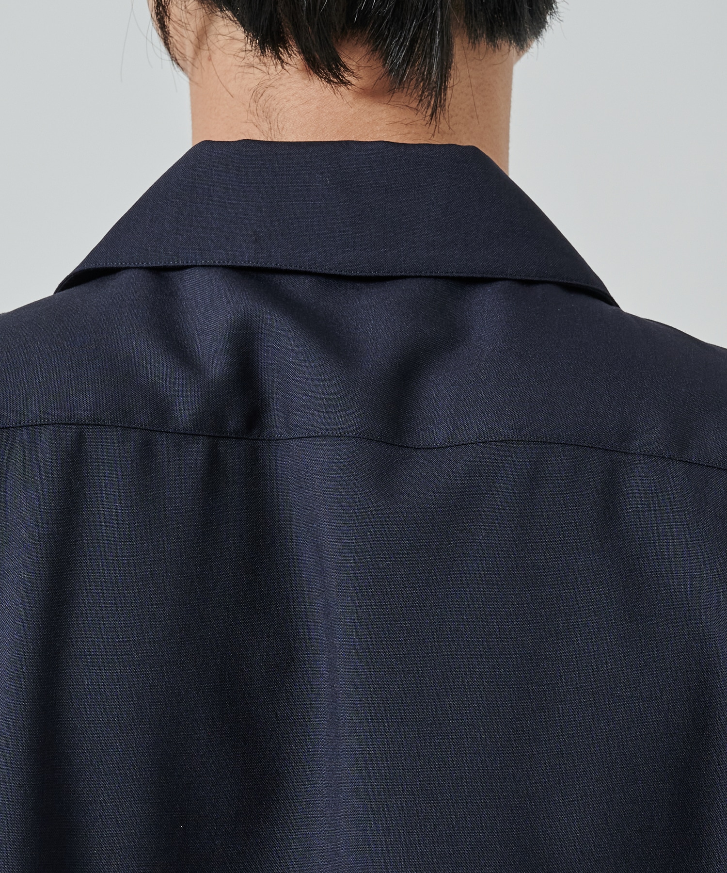 ITALIAN OPEN COLLAR S/S SHIRT 