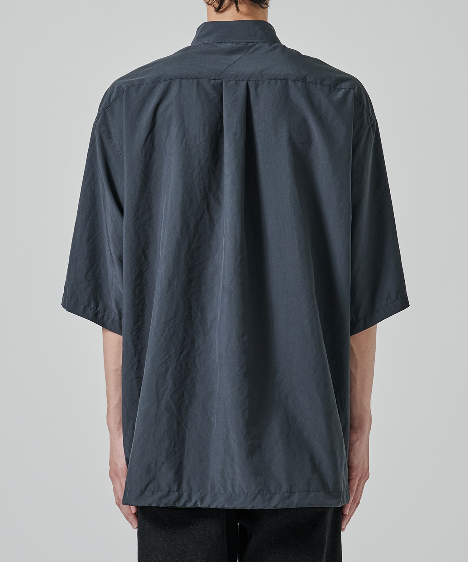 〈別注〉 DRAW CORD S/S POCKET SHIRTS White Mountaineering