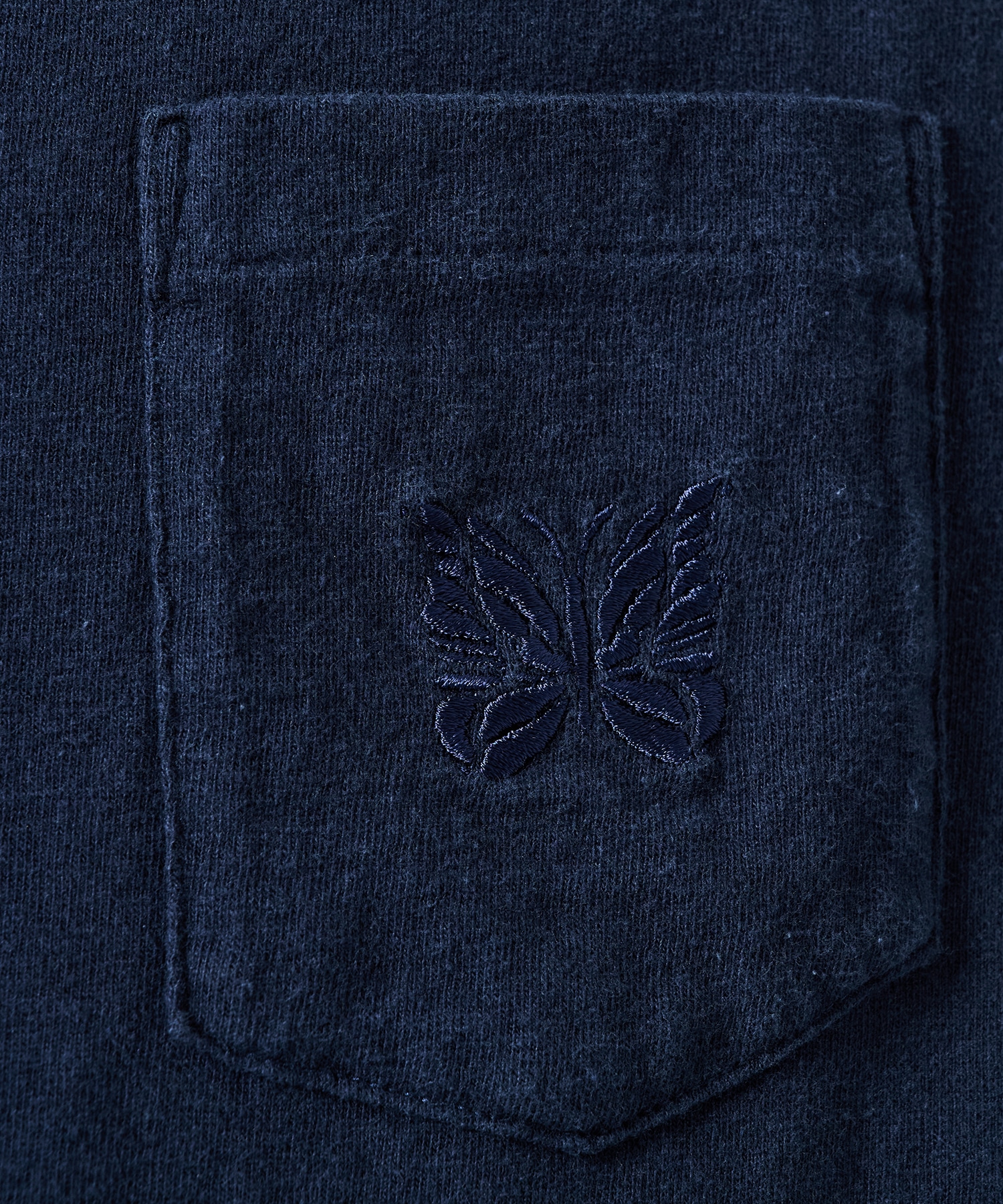 別注 Papillon Emb. Pocket S/S Tee NEEDLES