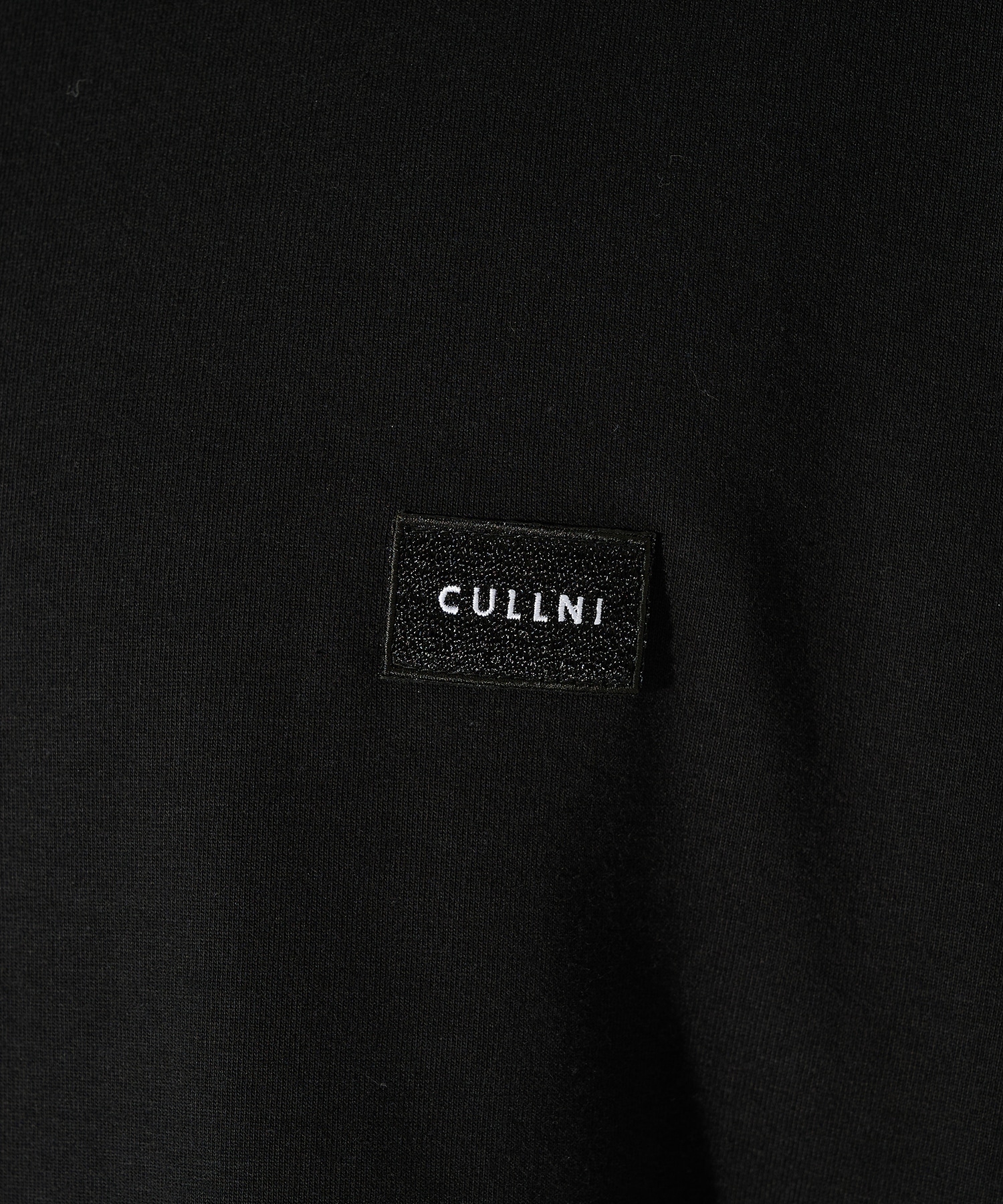 Cotton Jersey Embroidery Patch Pullover CULLNI
