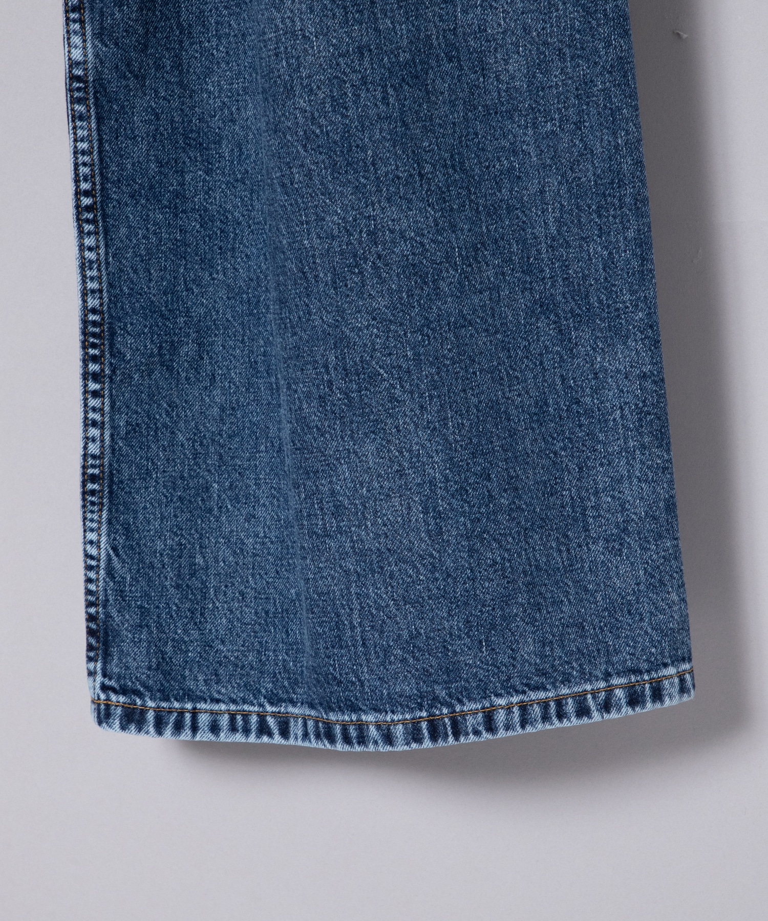 WASHED DENIM WIDE PANTS JOHN LAWRENCE SULLIVAN