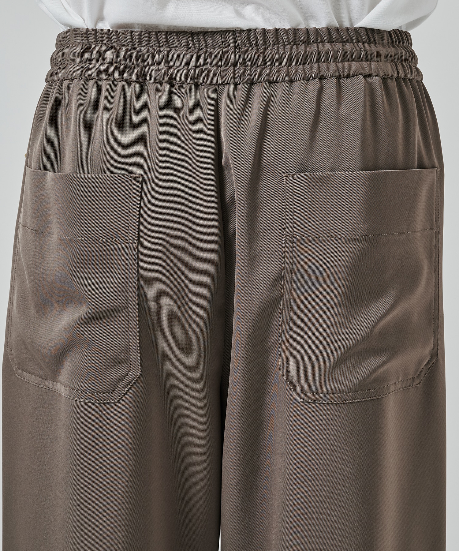 Dry Stretch Twill Side Drawstring Relux Wide Pant CULLNI