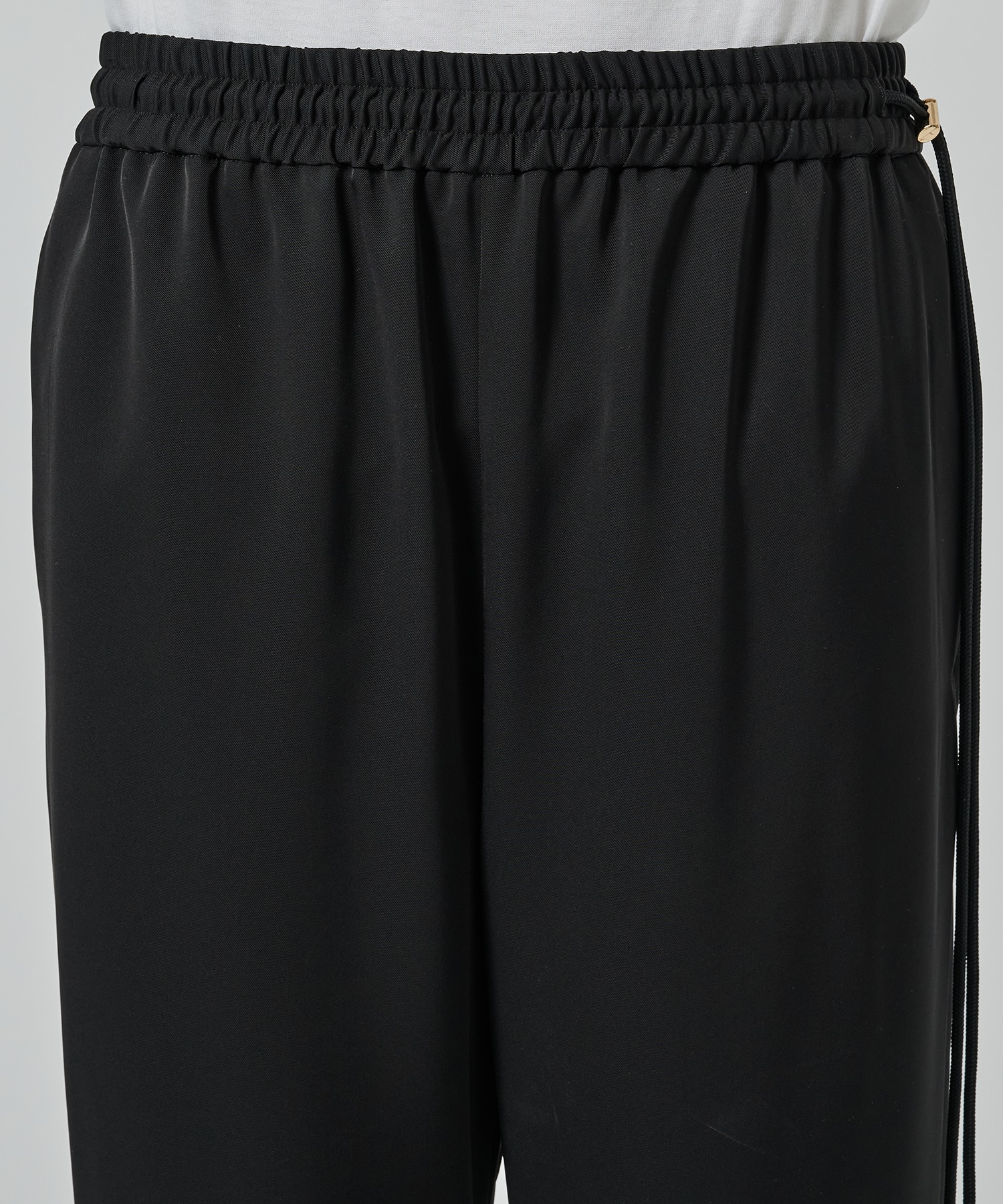 Dry Stretch Twill Side Drawstring Relux Wide Pant CULLNI