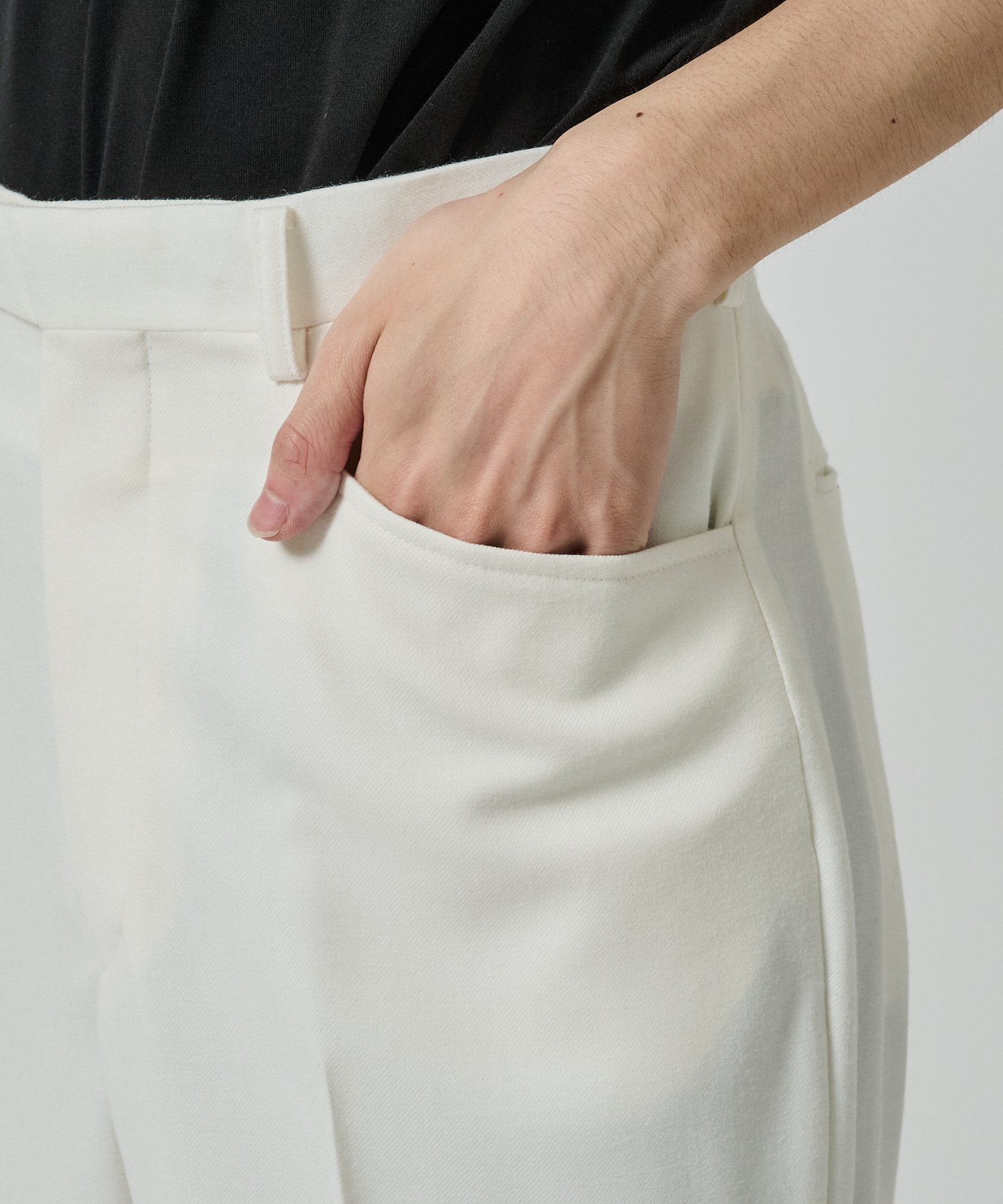 Wool Straight Trousers LITTLEBIG