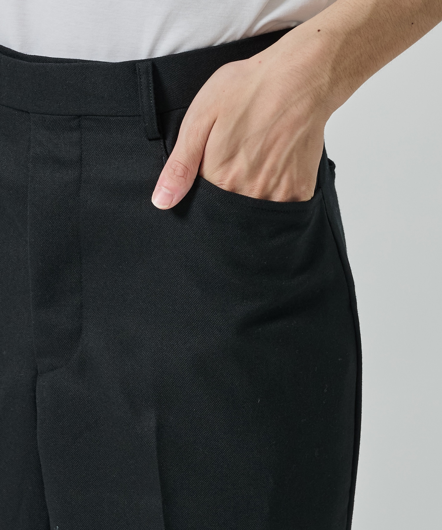 Wool Straight Trousers LITTLEBIG