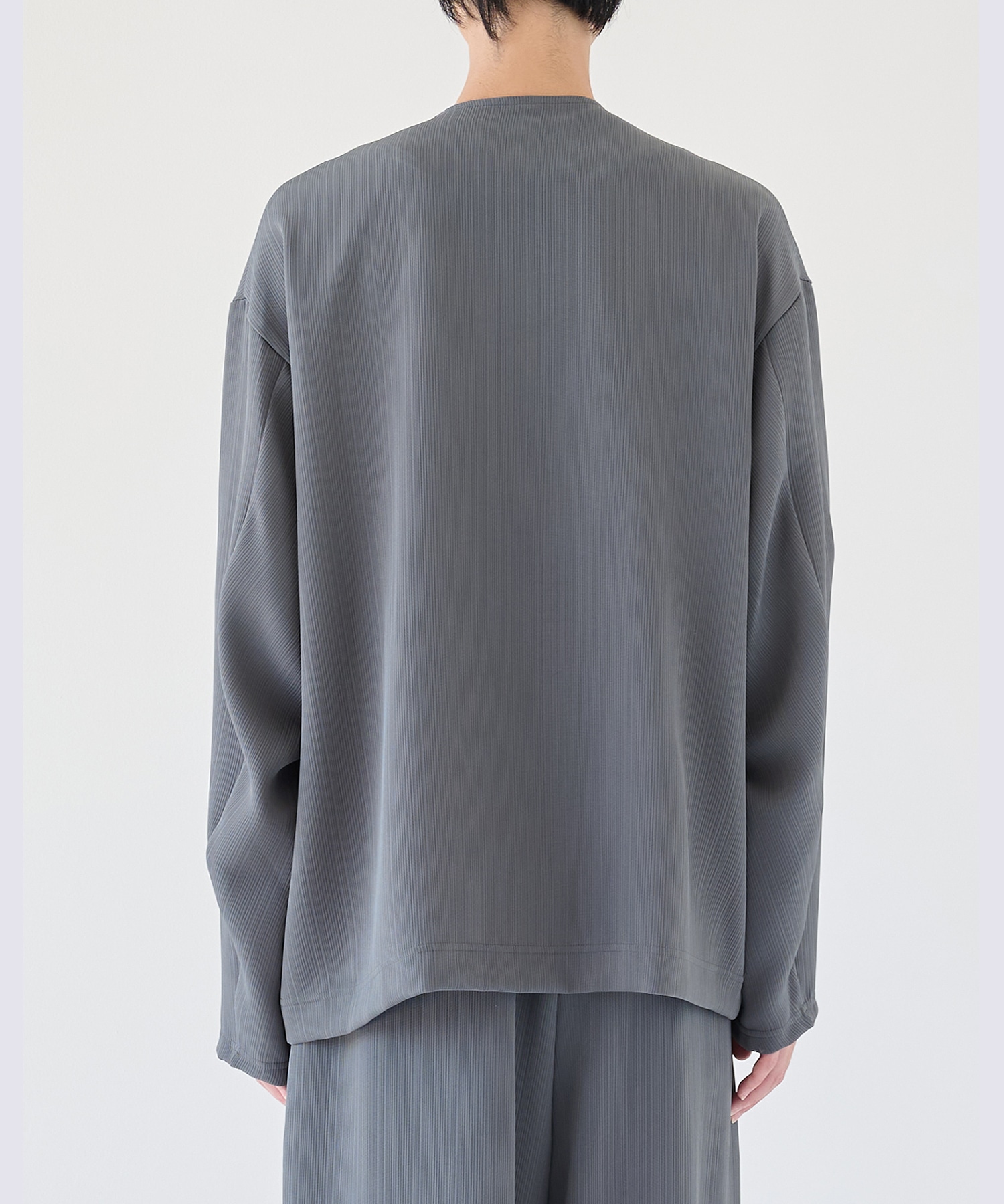 別注 Minimal Pocket PLEATS Cardigan CULLNI