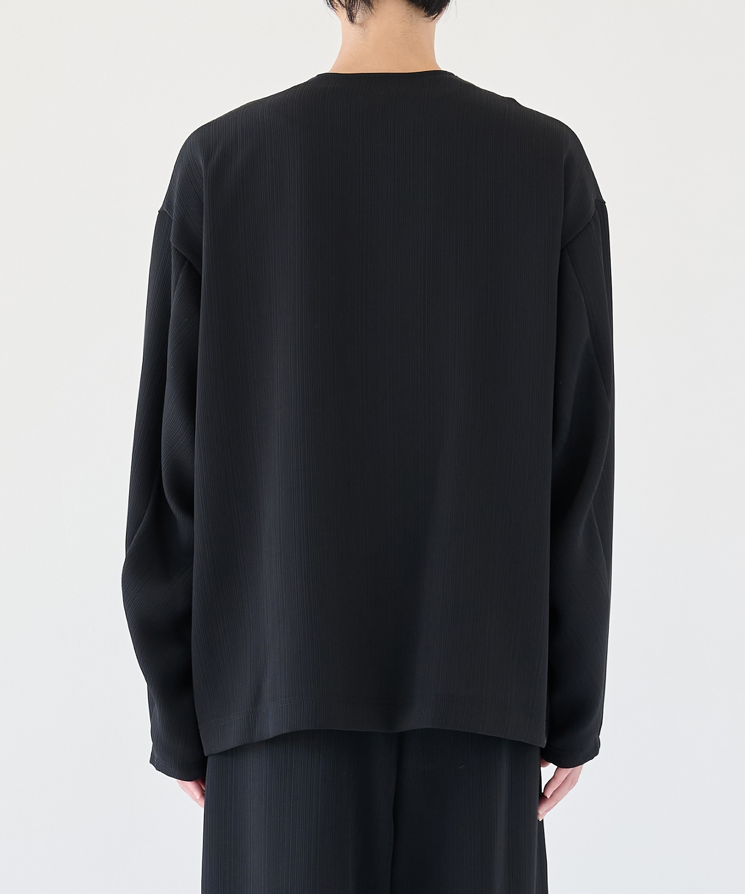 別注 Minimal Pocket PLEATS Cardigan CULLNI