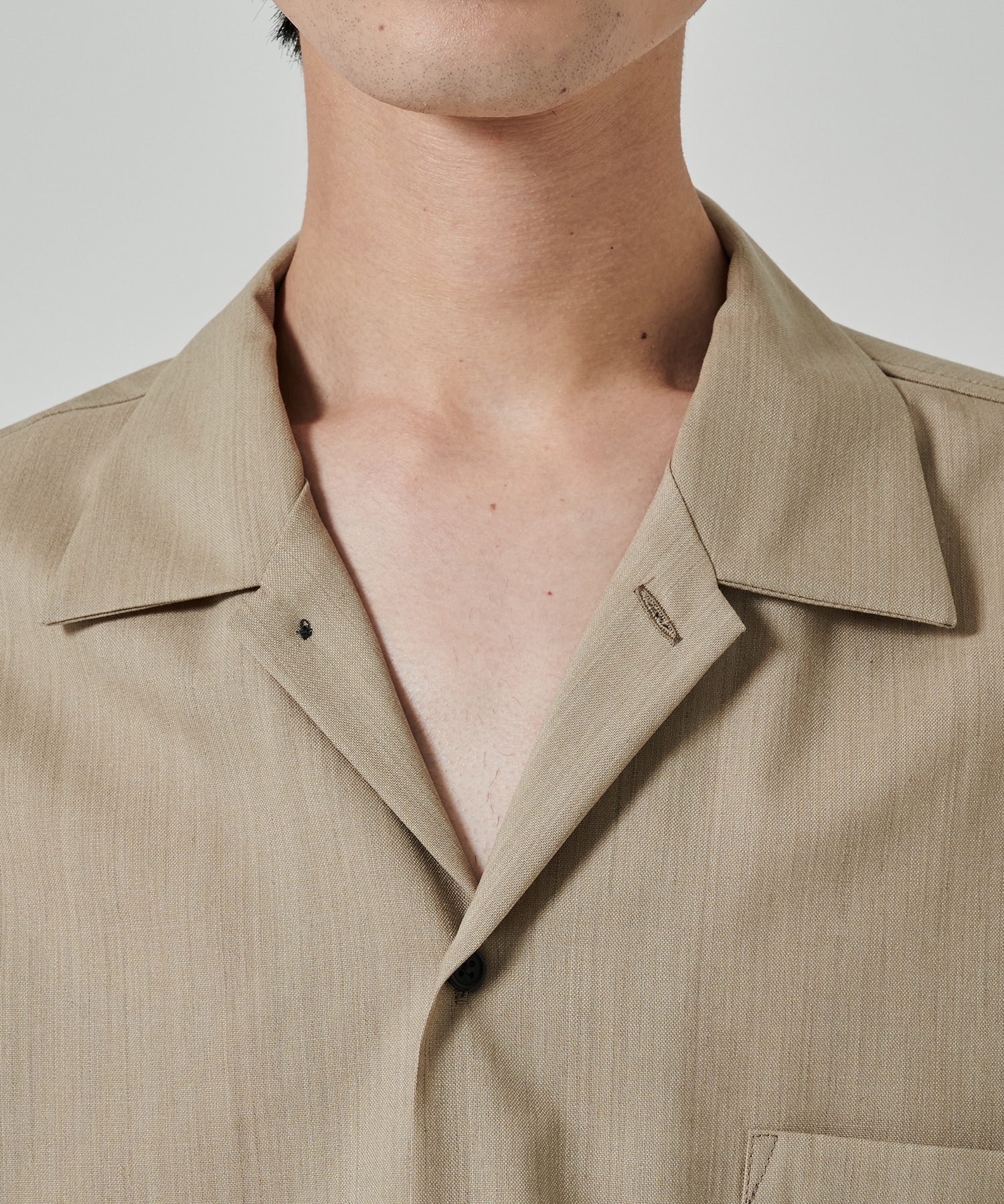 OPEN COLLAR S/S SHIRT MARKAWARE/marka