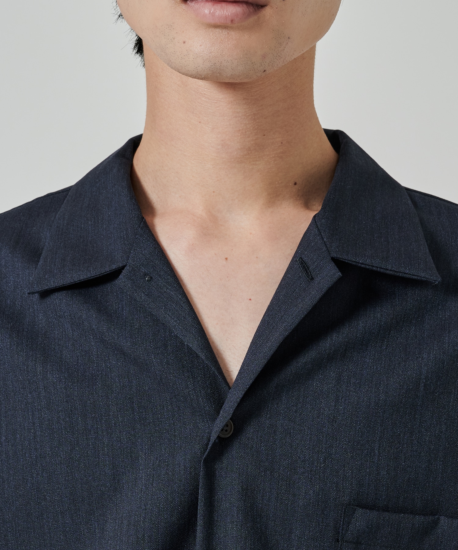 OPEN COLLAR S/S SHIRT MARKAWARE/marka