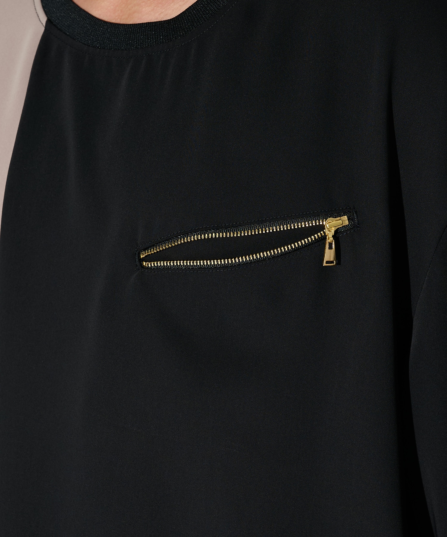 Double Satin Bi Color Pullover | CULLNI