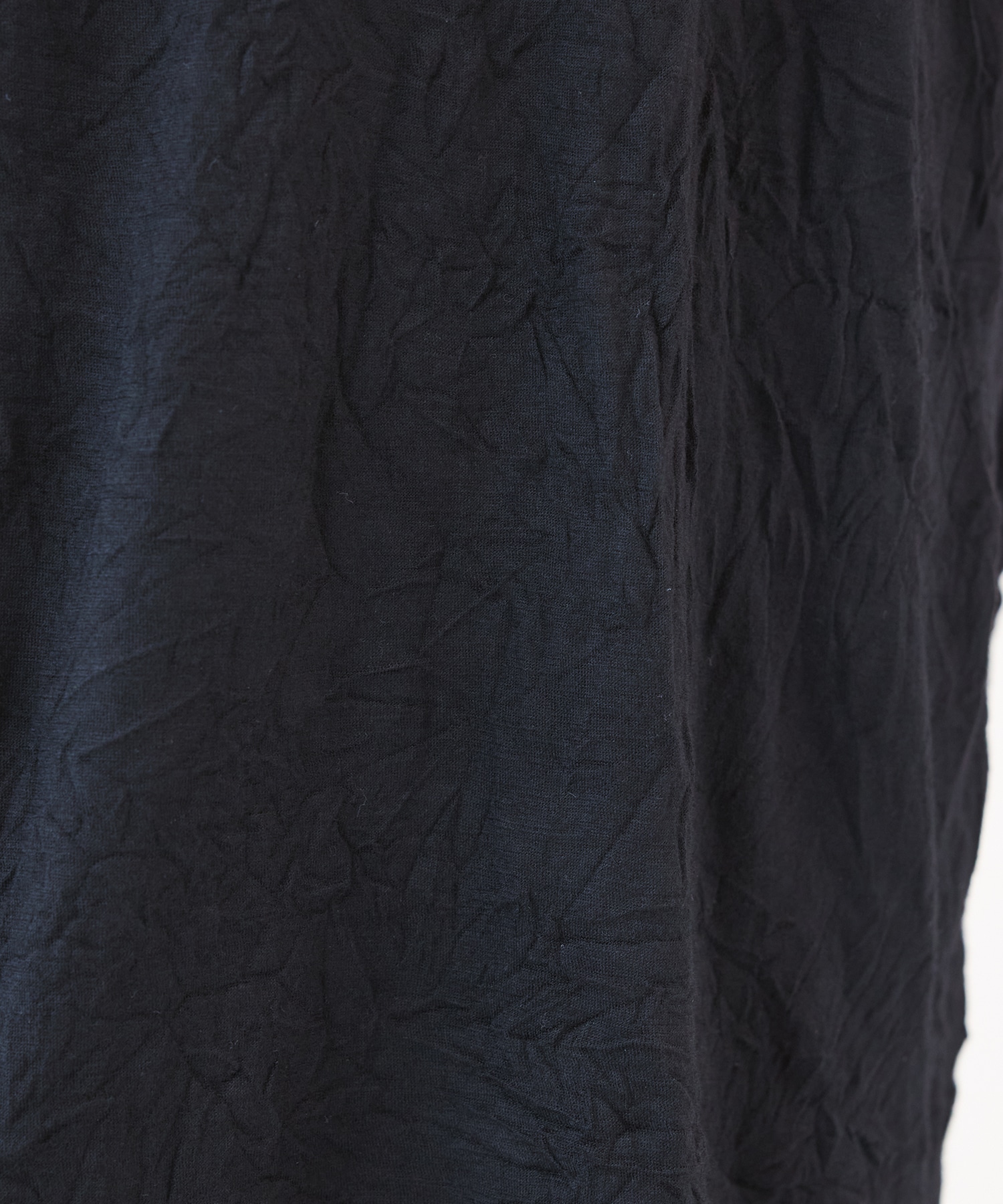 WASHABLE WOOL JERSEY ROUND NECK LONG SLV T Yohji Yamamoto