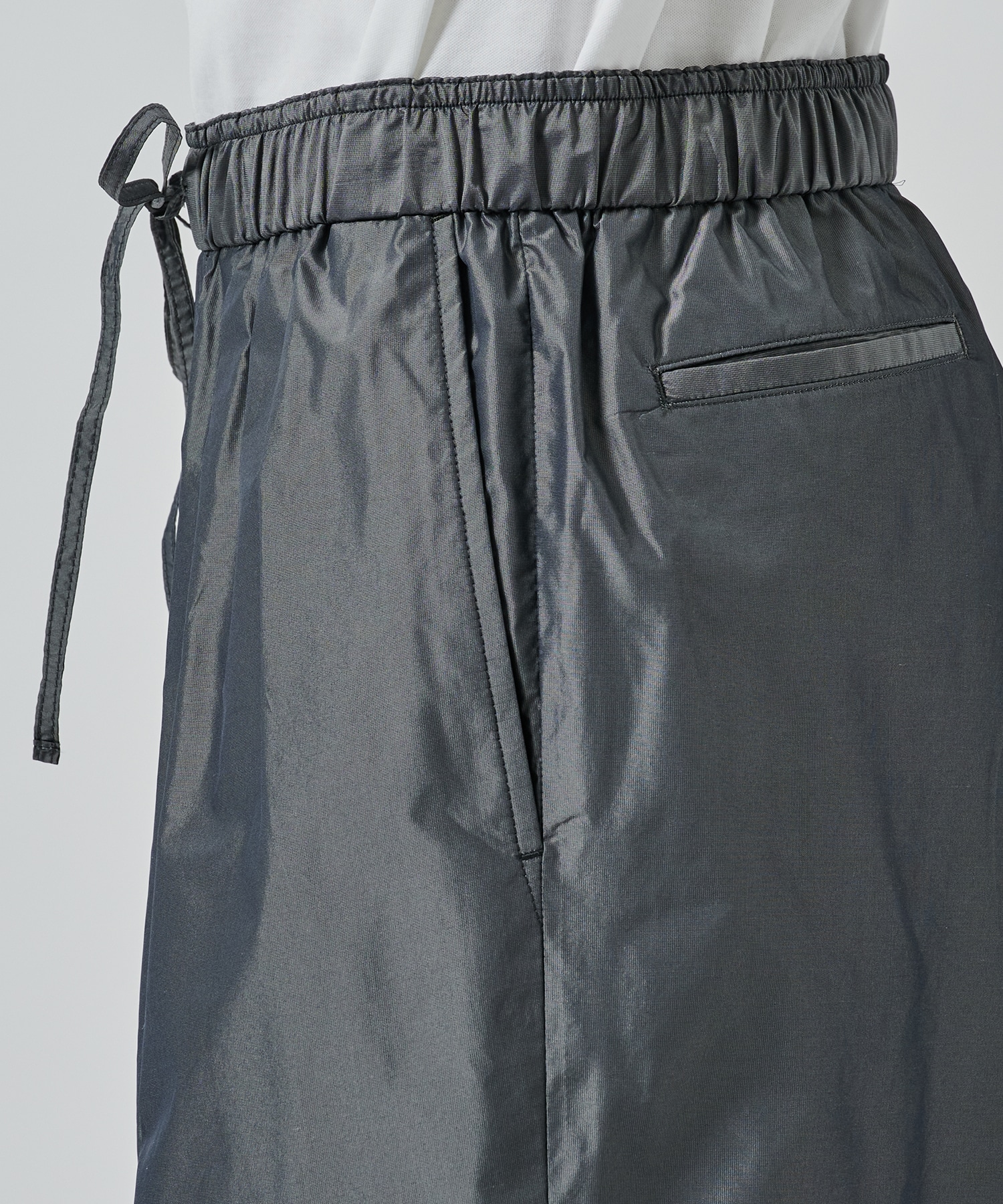 リサイクルポリエステル×シルクタフタ / ワイドショーツ MARKAWARE/marka