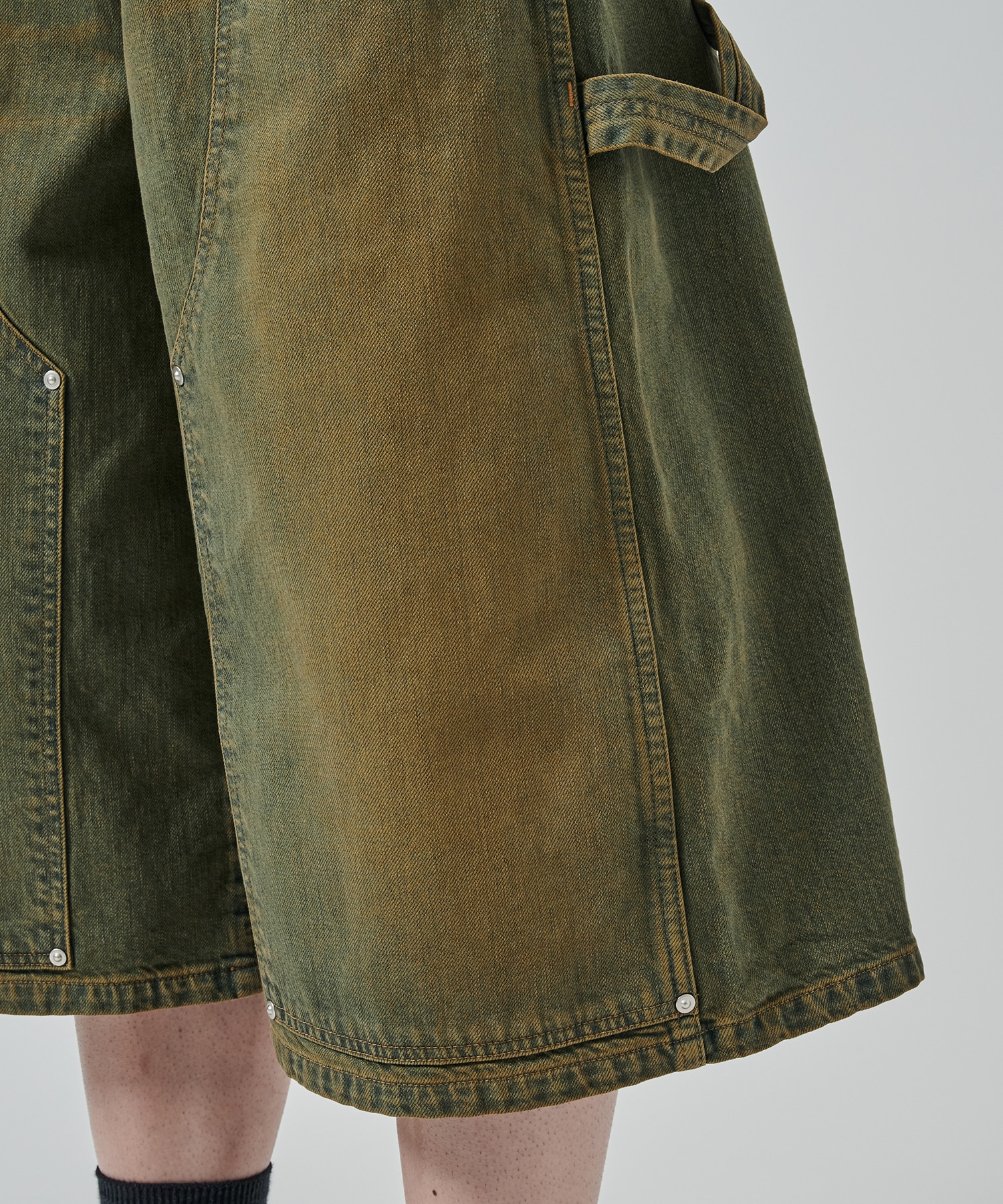〈別注〉 DOUBLE KNEE DENIM SHORTS JieDa