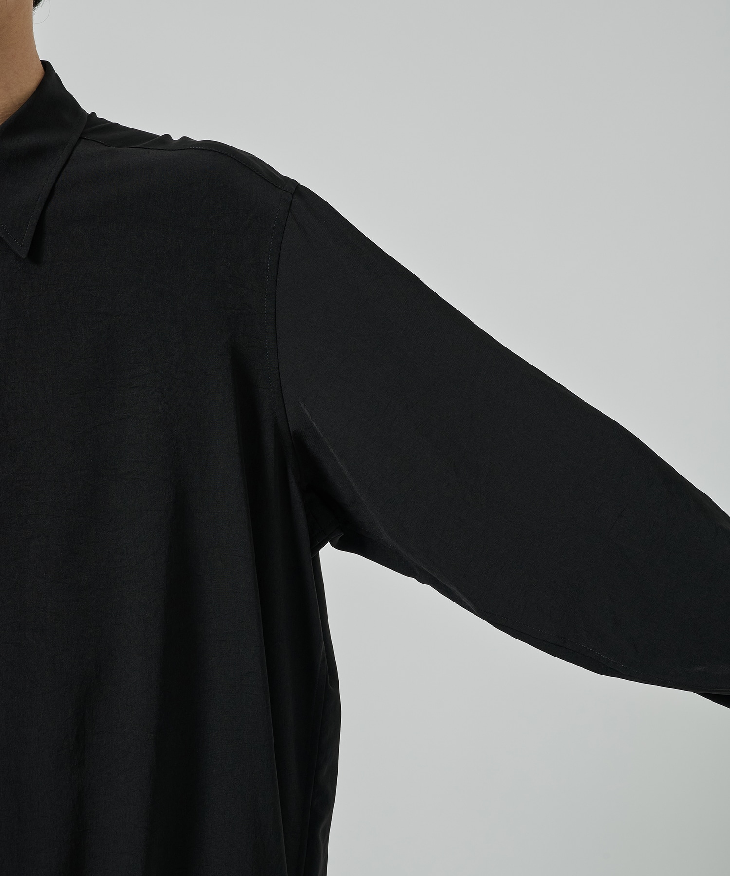 CREPE DE CHINE CHANPA SHIRT GroundY