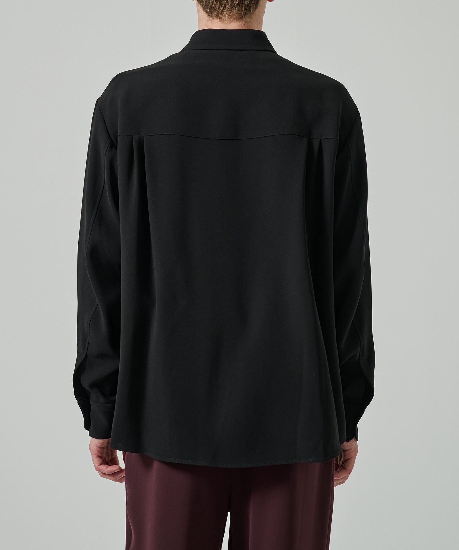 Double Cloth Zip Up L/S Shirt CULLNI