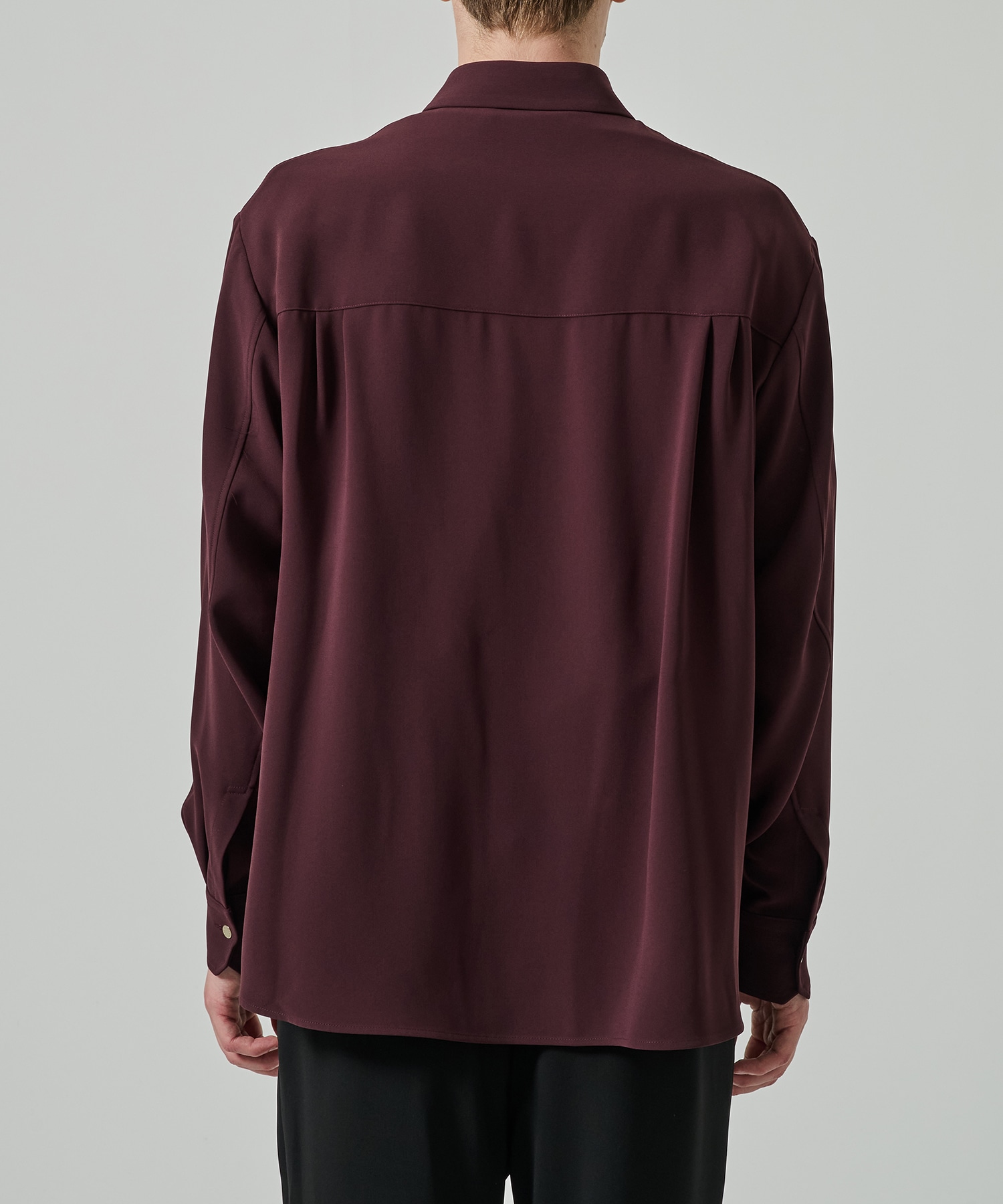 Double Cloth Zip Up L/S Shirt CULLNI