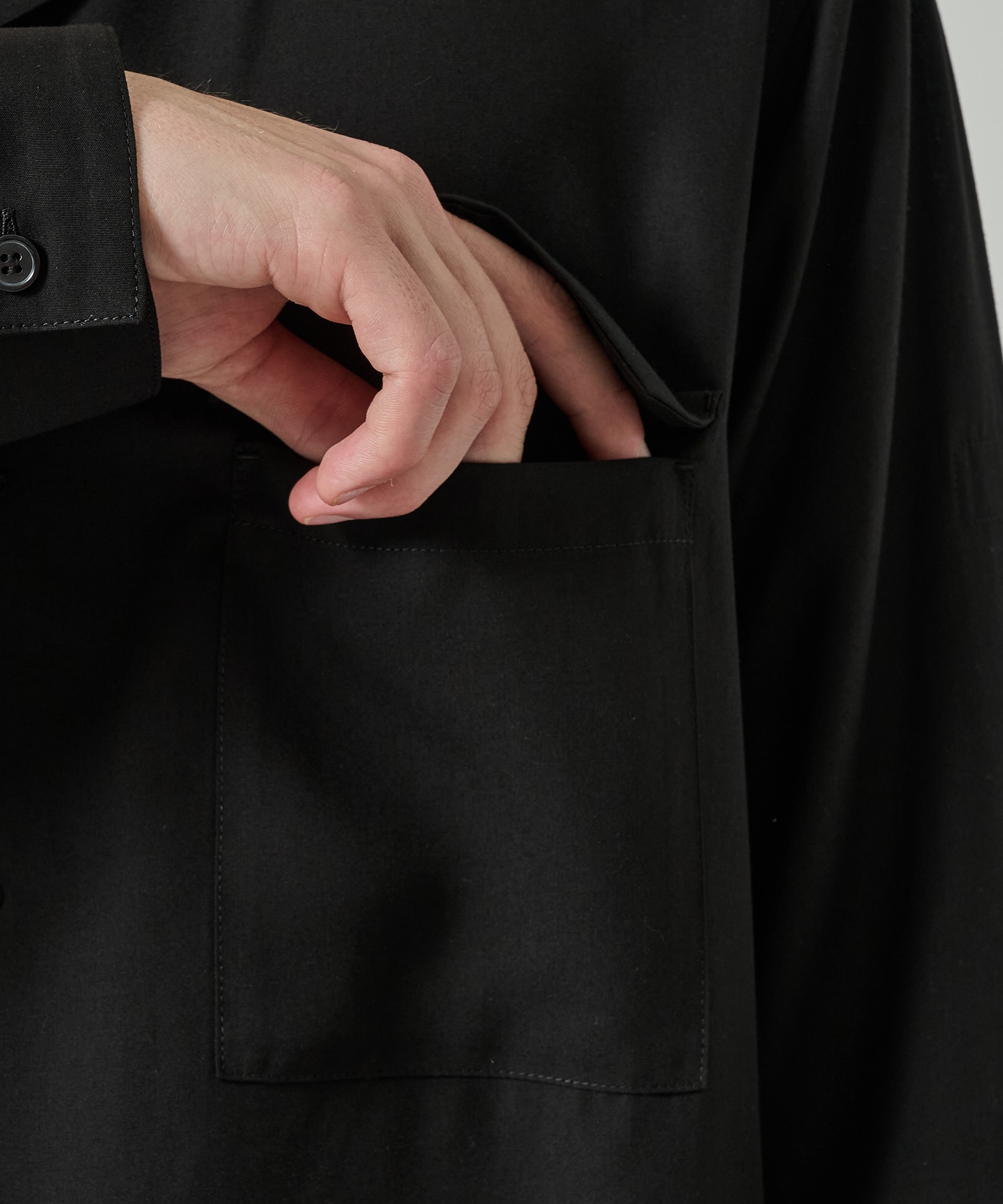 SUIT CDH OPEN COLLAR SHIRT Yohji Yamamoto