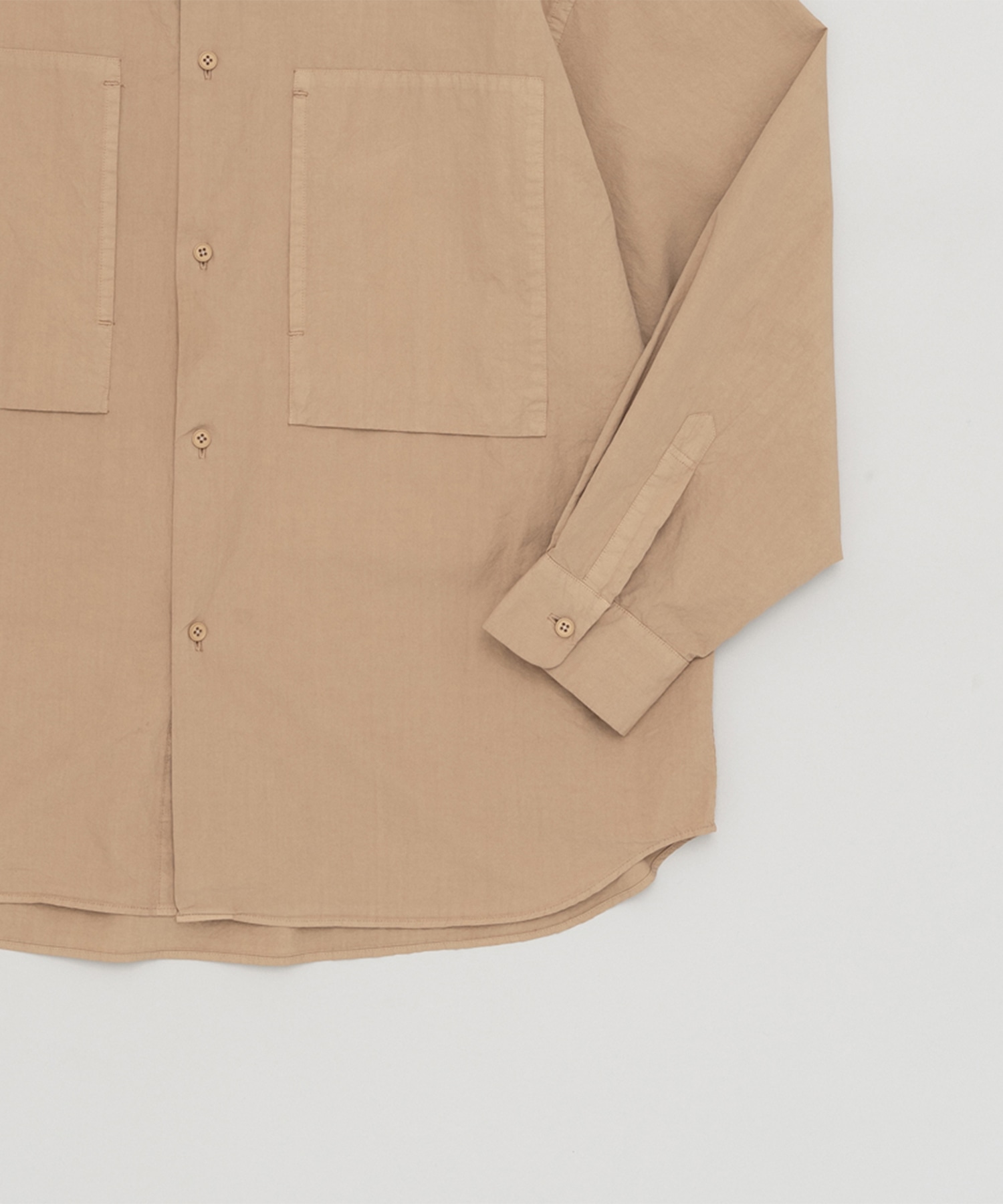 Garment-dye over shirt STILL BY HAND