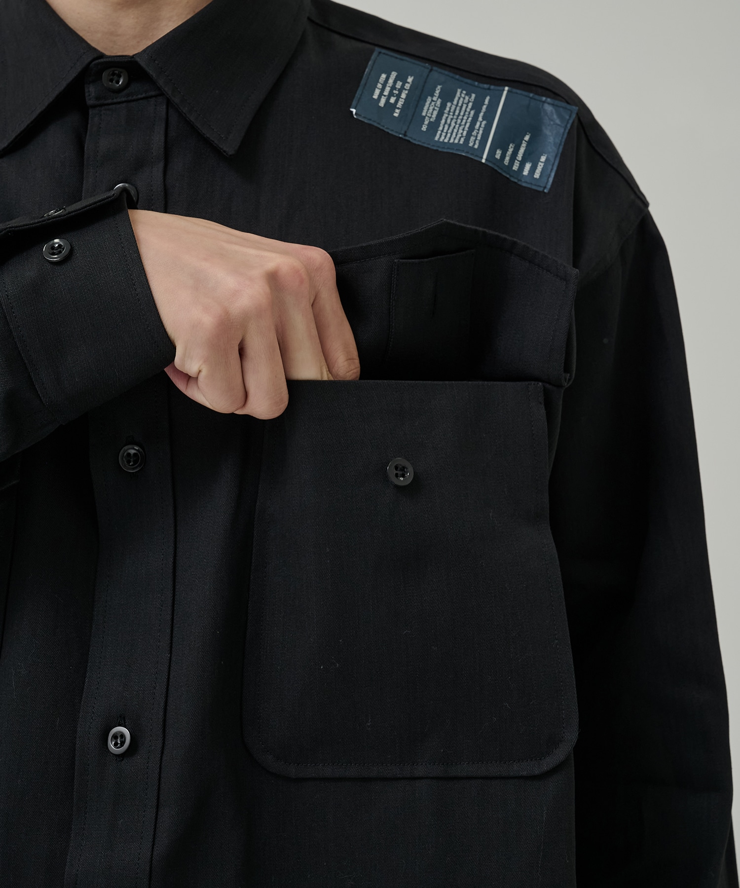 別注 DENIM L/S SHIRTS N.HOOLYWOOD