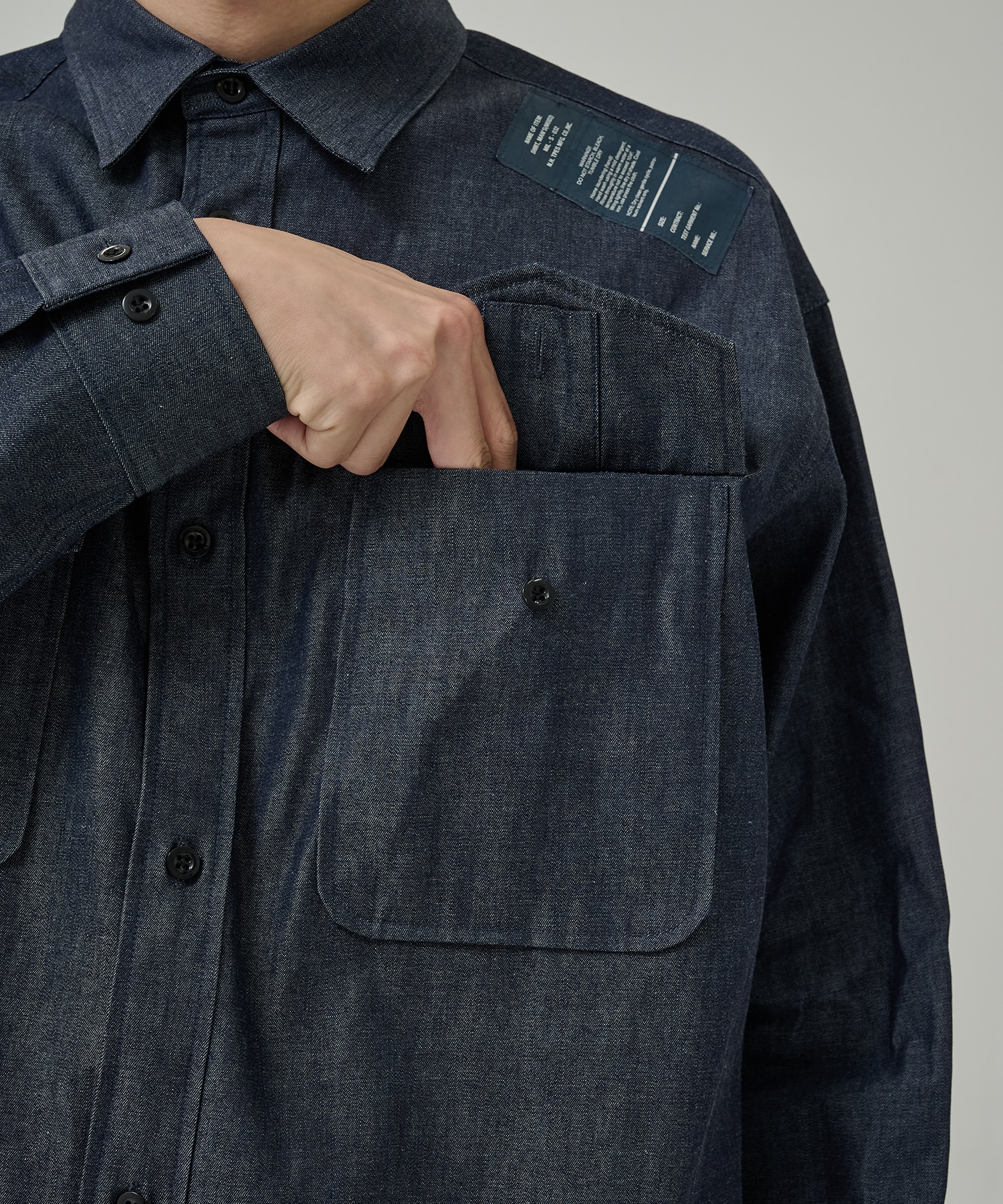別注 DENIM L/S SHIRTS N.HOOLYWOOD