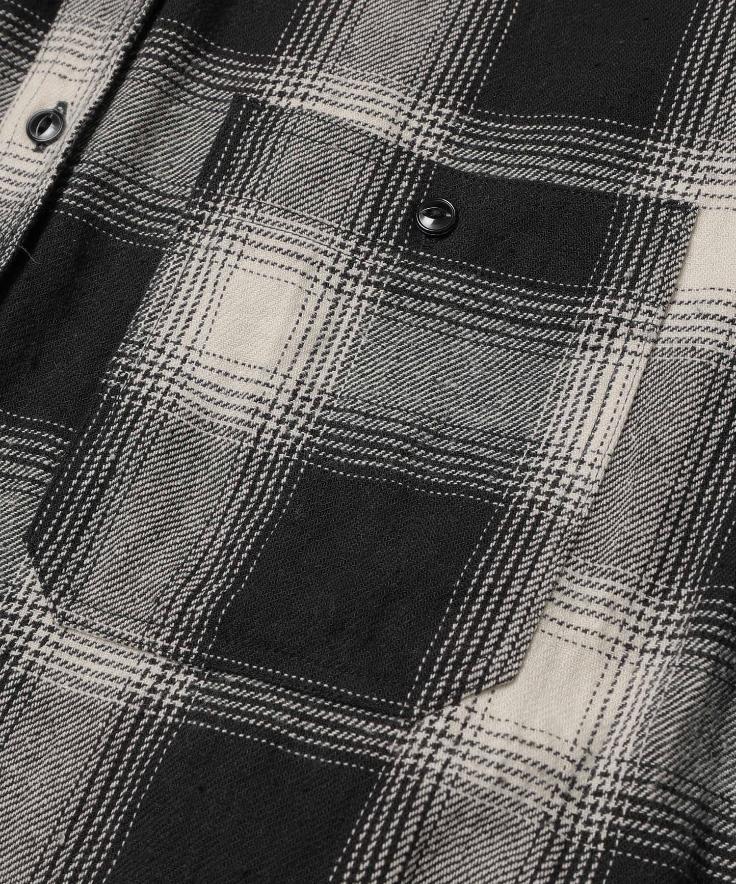 OMBRE CHECK NEL /WORK SHIRT MR.OLIVE