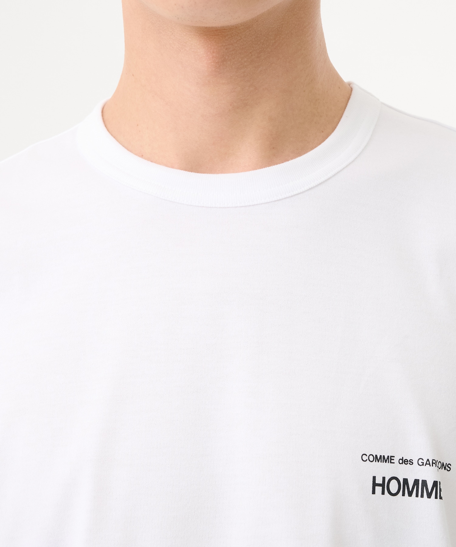 COMME des GARCONS HOMME ロゴプリント 綿天竺 半袖カットソー / HP-T101-051 COMME des GARCONS HOMME