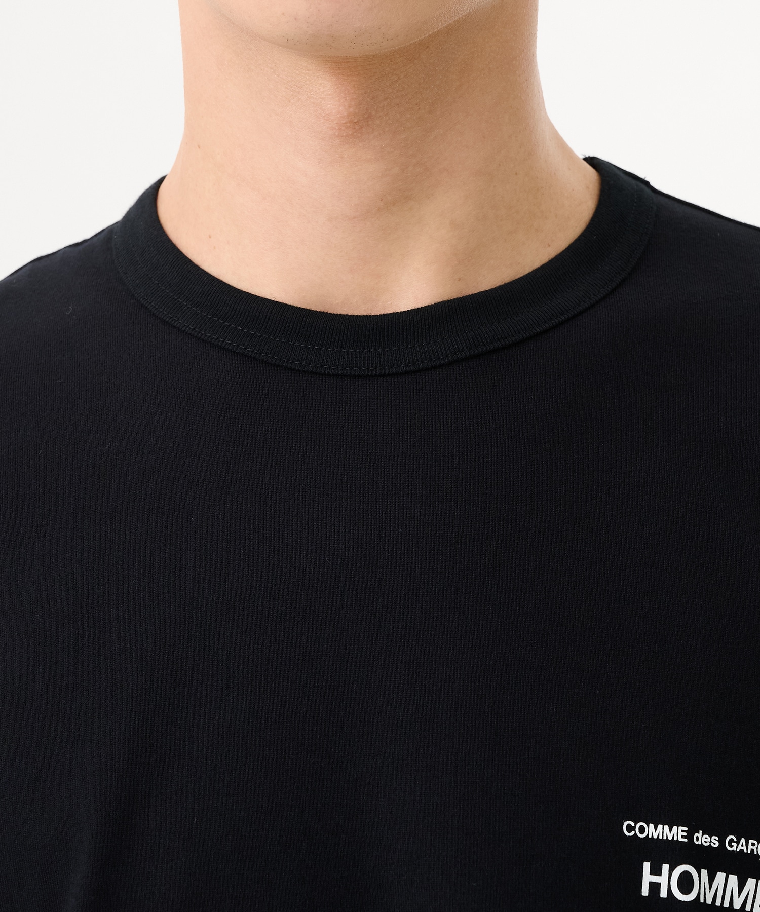 COMME des GARCONS HOMME ロゴプリント 綿天竺 半袖カットソー / HP-T101-051 COMME des GARCONS HOMME