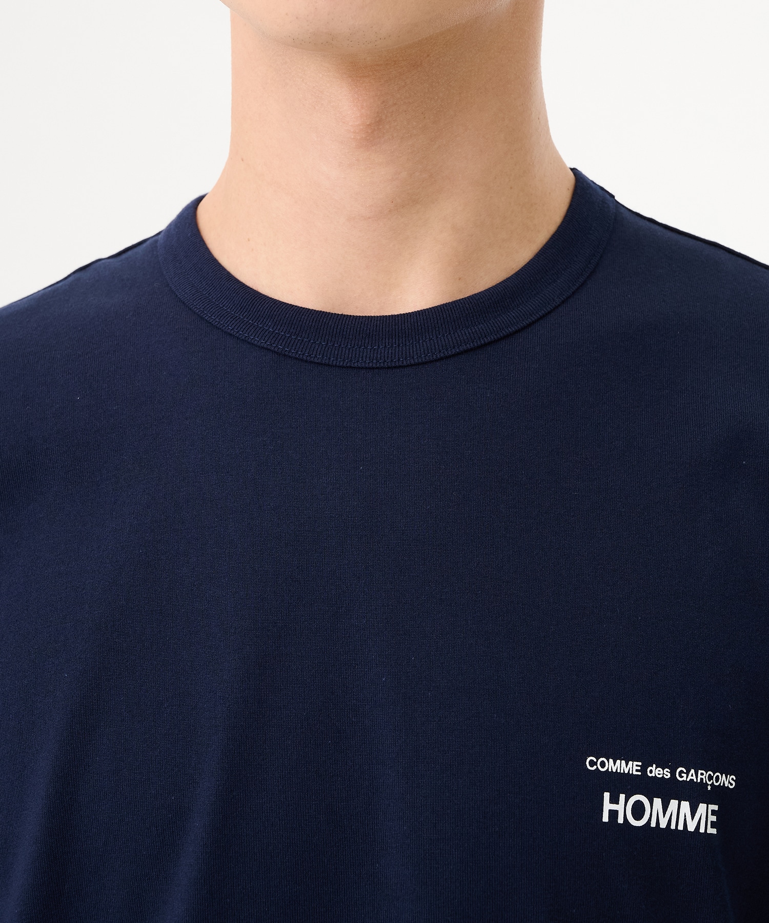 COMME des GARCONS HOMME ロゴプリント 綿天竺 半袖カットソー / HP-T101-051 COMME des GARCONS HOMME