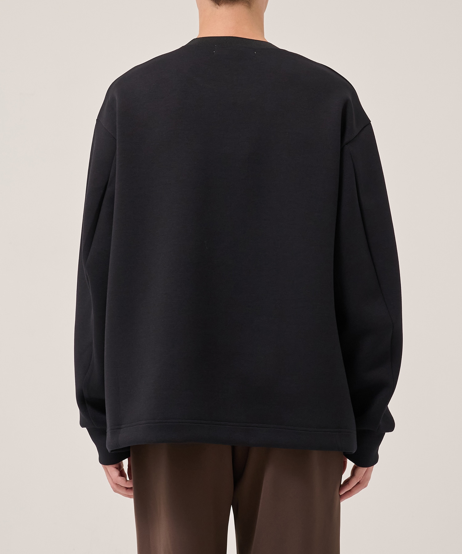 CULLNI Logo Embroidery Long Sleeve Pullover CULLNI