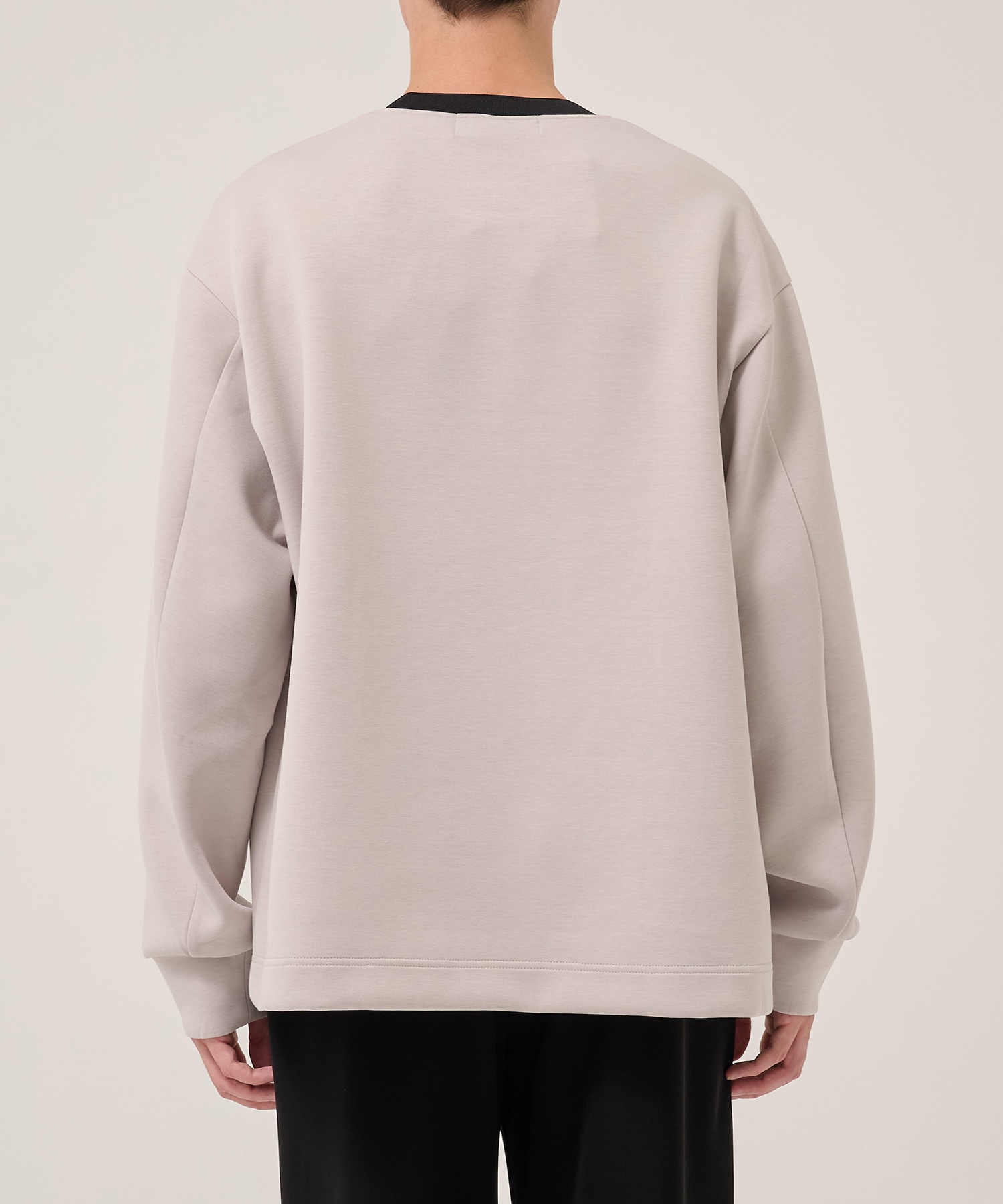 CULLNI Logo Embroidery Long Sleeve Pullover CULLNI
