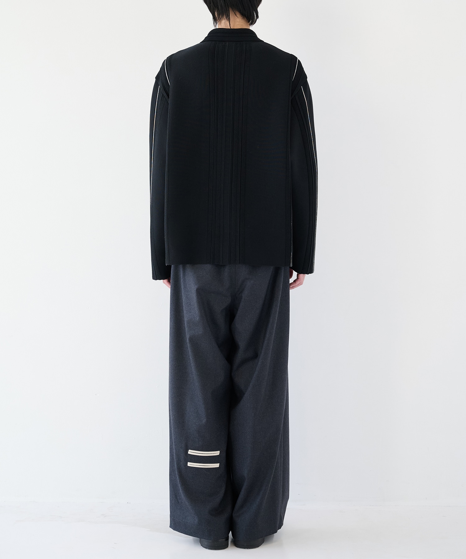 ラインニットシャツ WRAPINKNOT