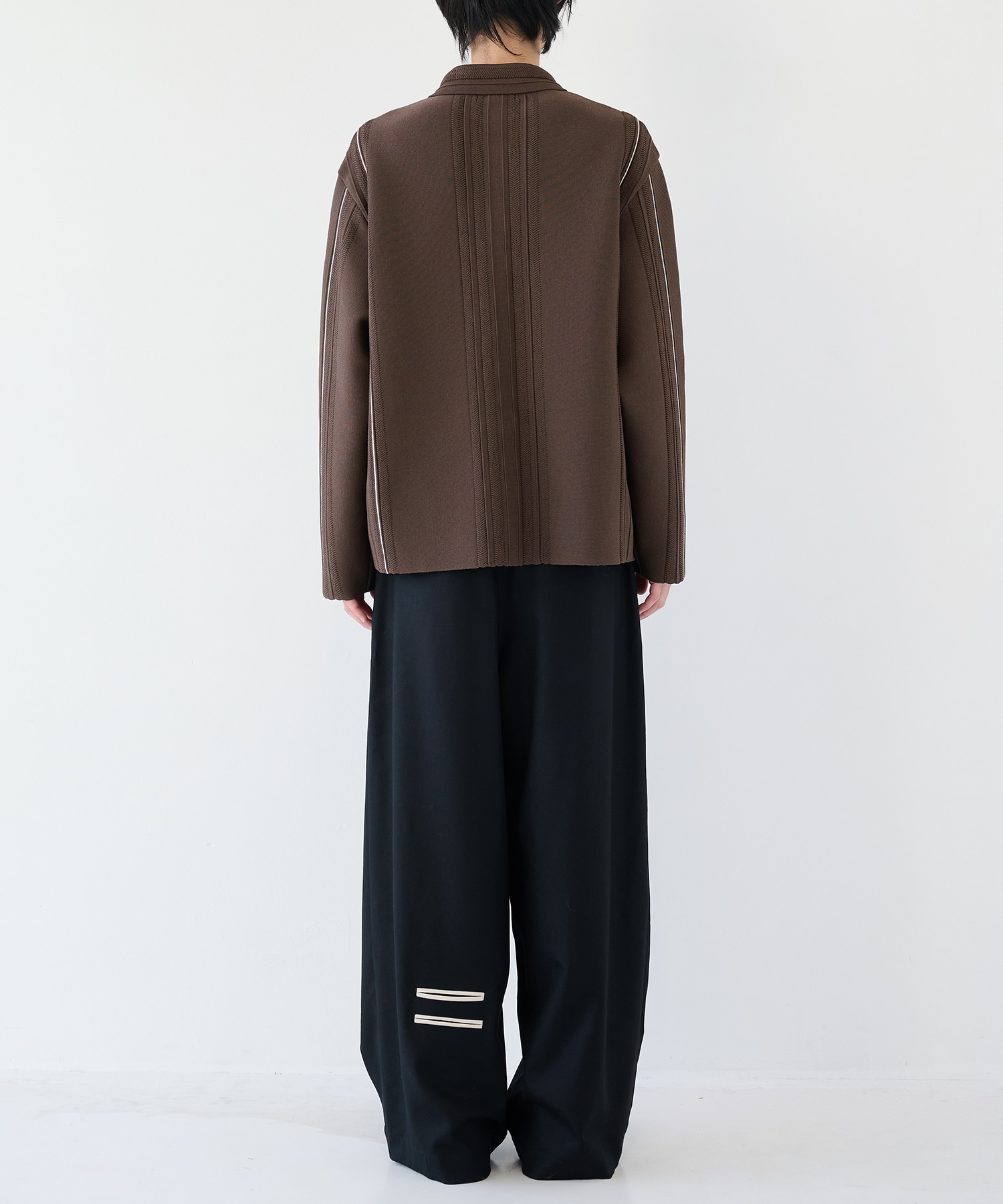 ラインニットシャツ WRAPINKNOT