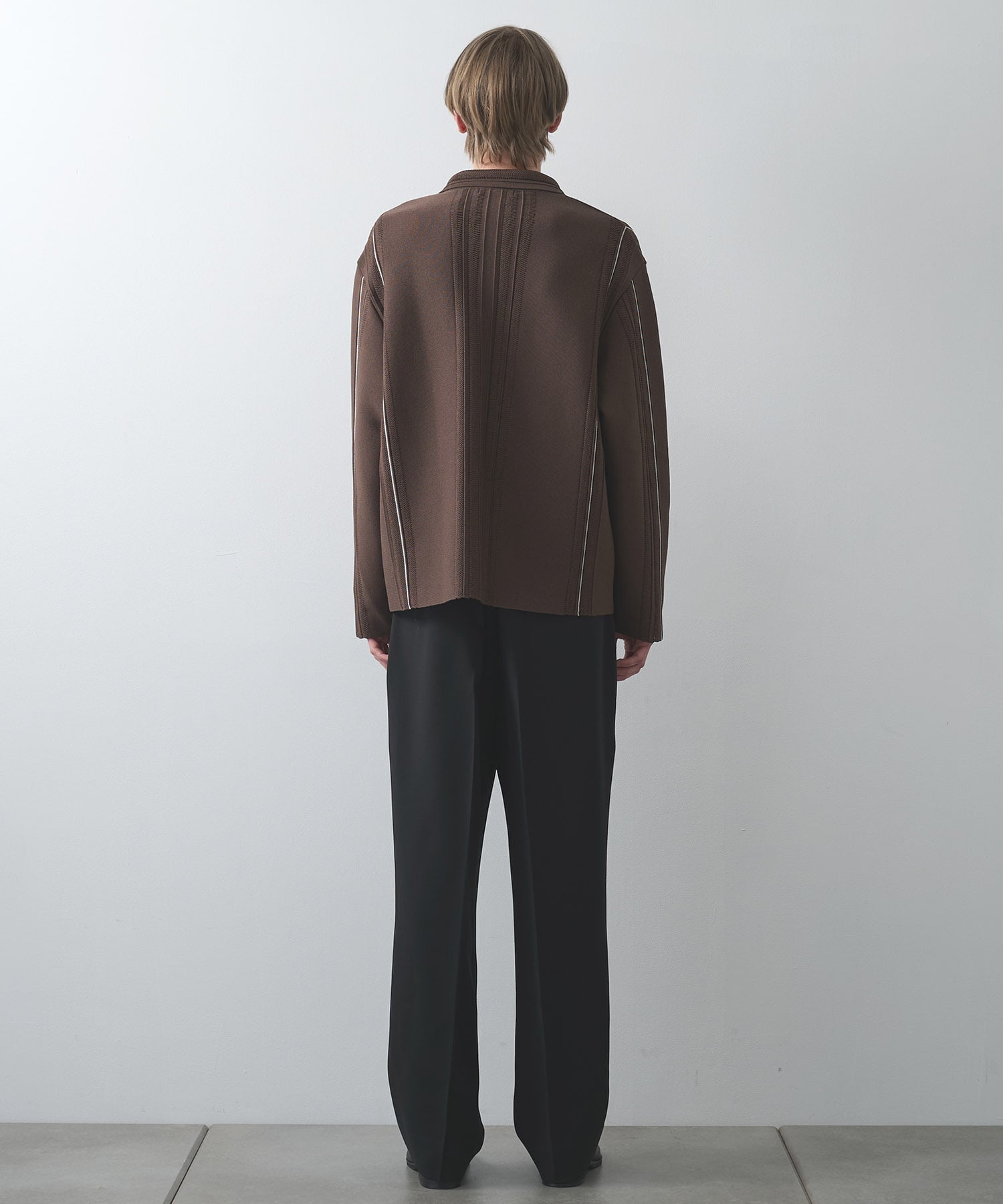 ラインニットシャツ WRAPINKNOT