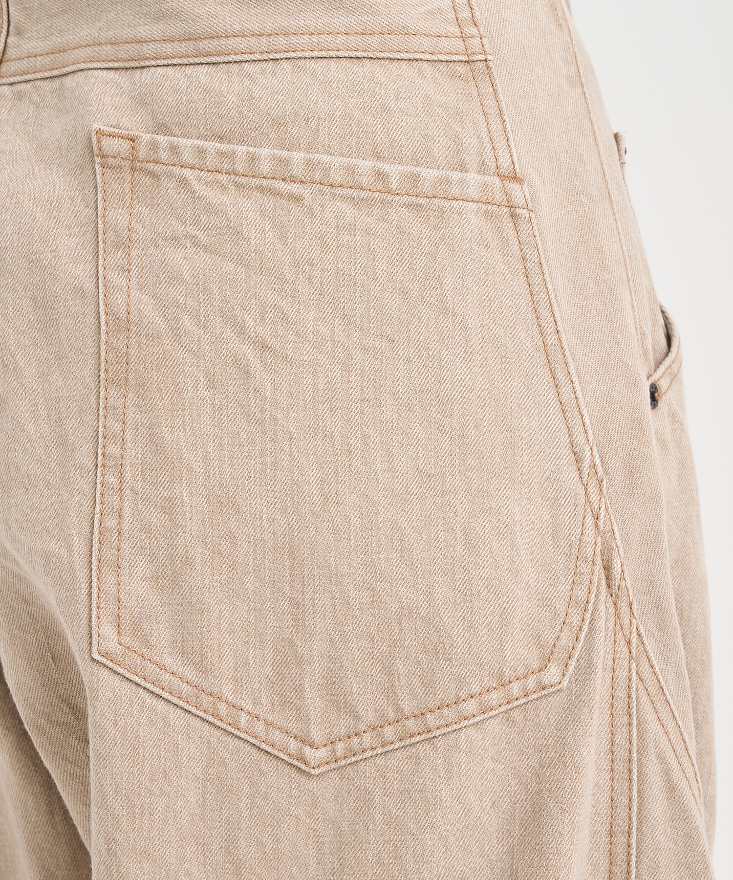 3D cutting denim pants KHOKI