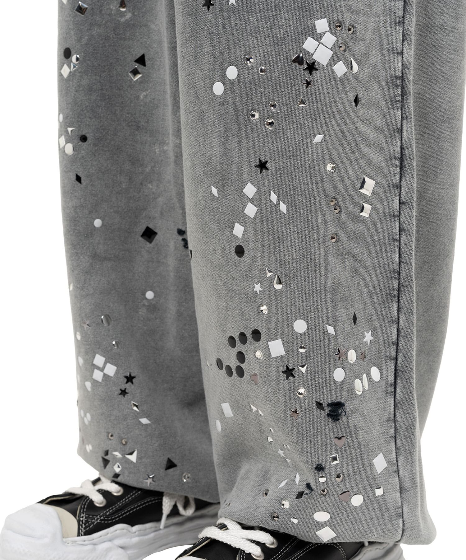 EMBELLISHED BLEACHED PANTS Maison MIHARA YASUHIRO