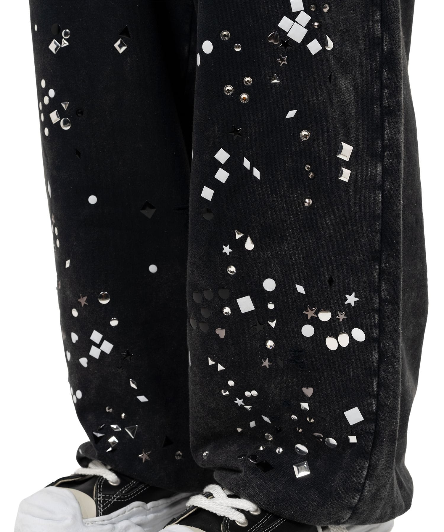 EMBELLISHED BLEACHED PANTS Maison MIHARA YASUHIRO
