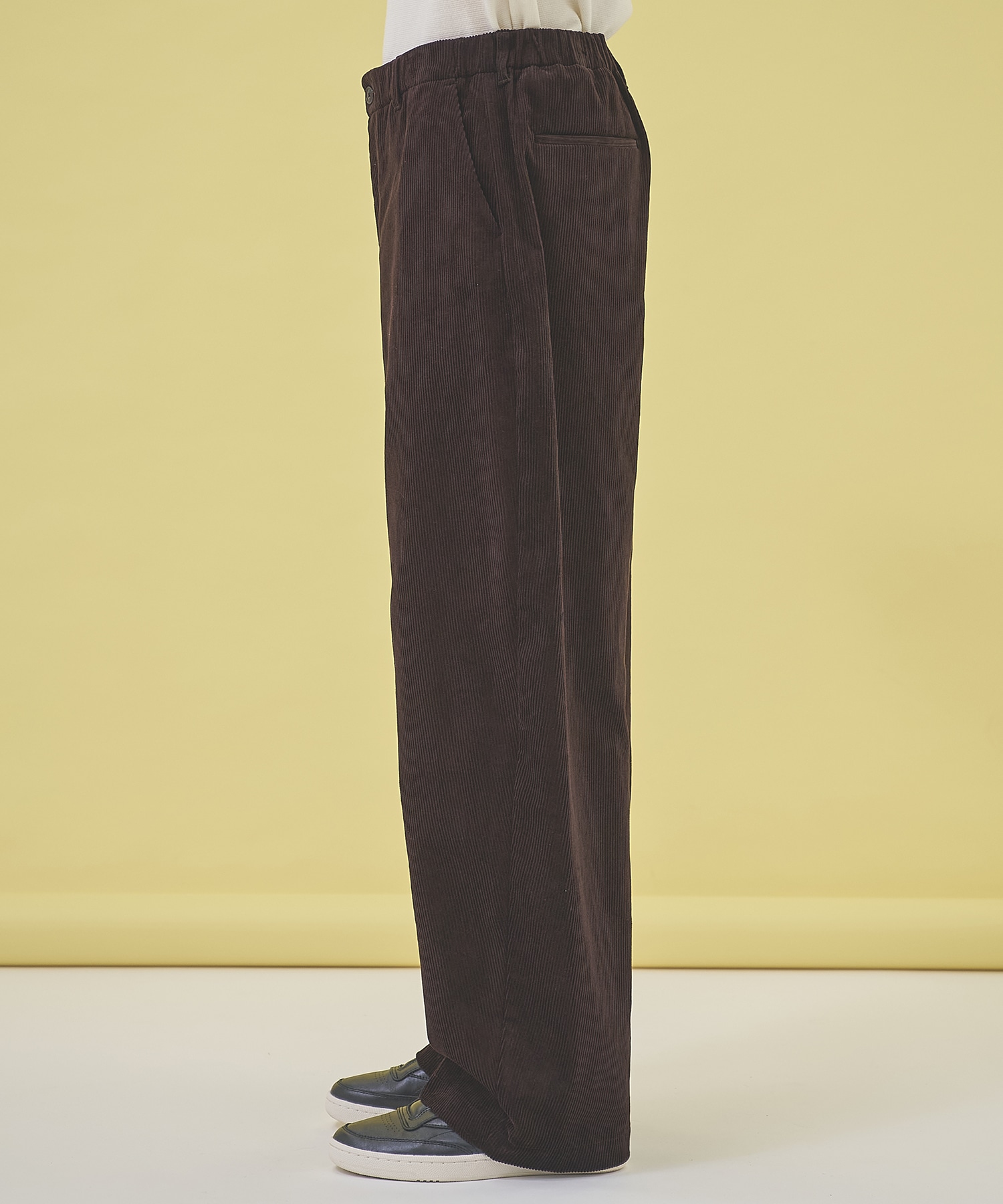 CORDUROY WIDE PANTS STUDIOUS