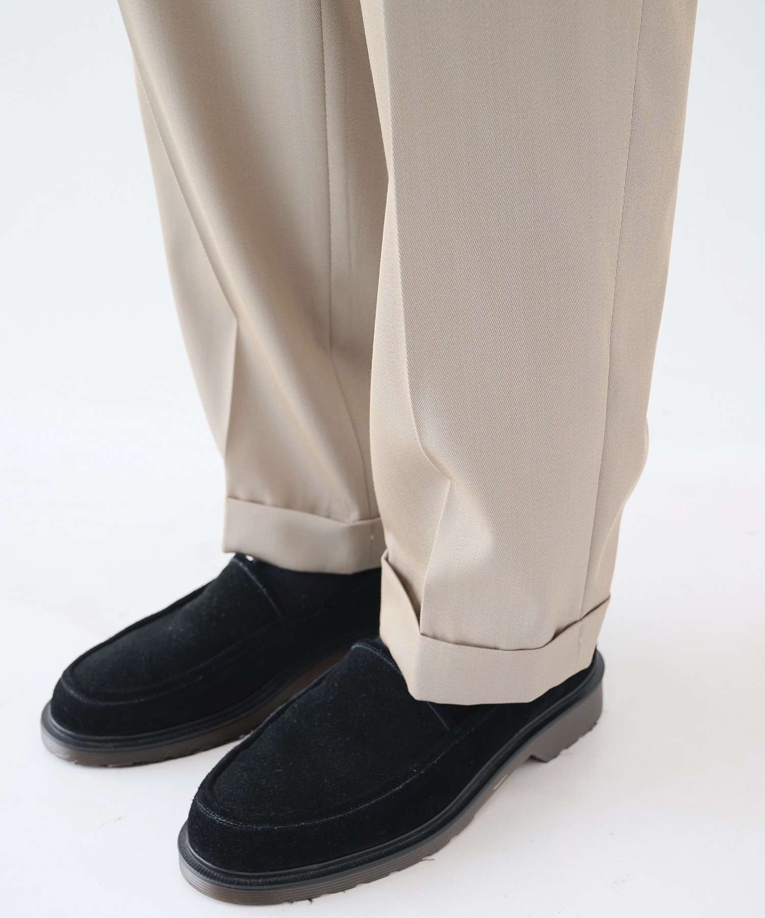 TWO TUCKS TAPERED TROUSERS IRENISA