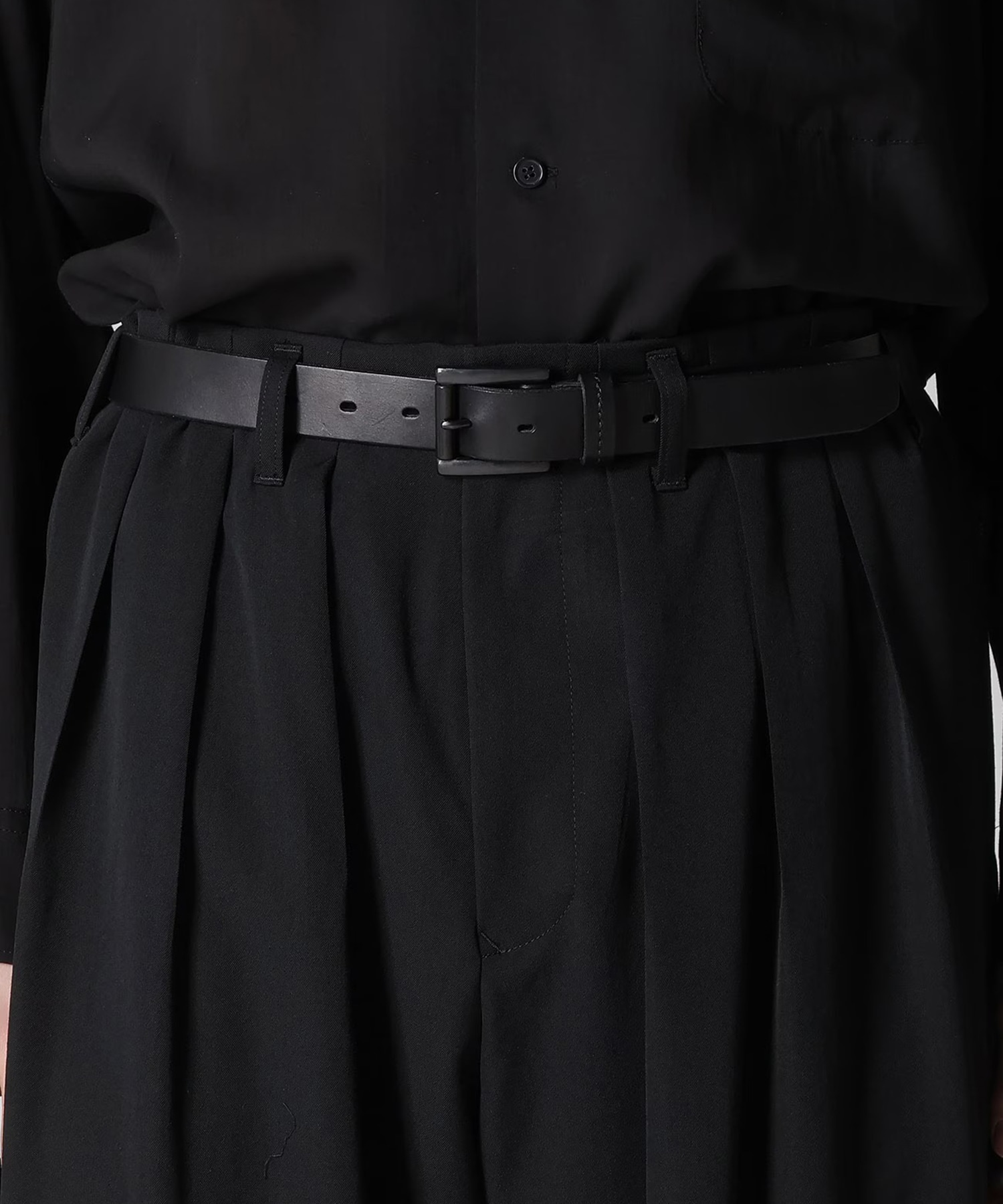 シワギャバ細バルーン Yohji Yamamoto