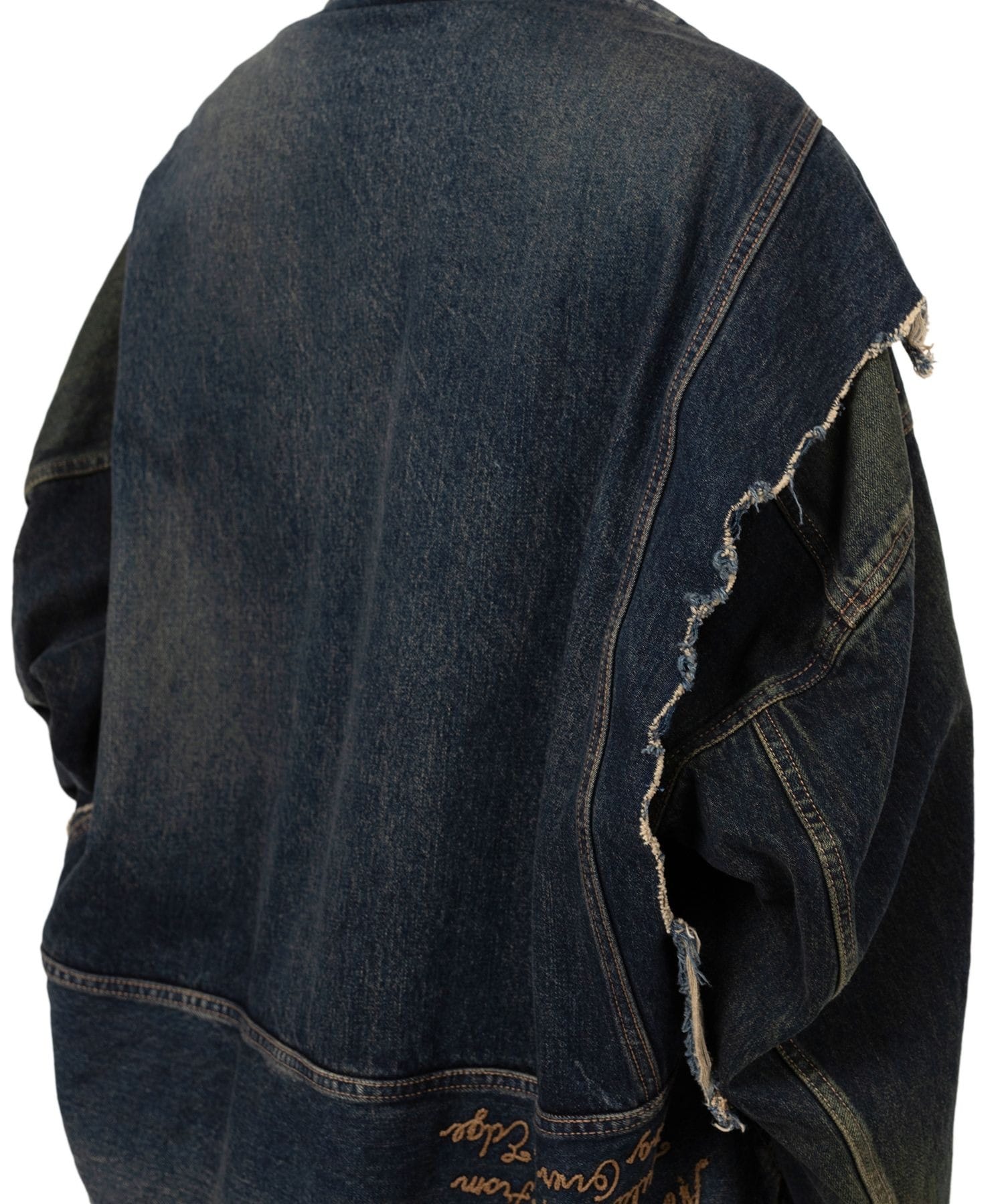 DECONSTRUCTED DENIM BLOUSON Maison MIHARA YASUHIRO