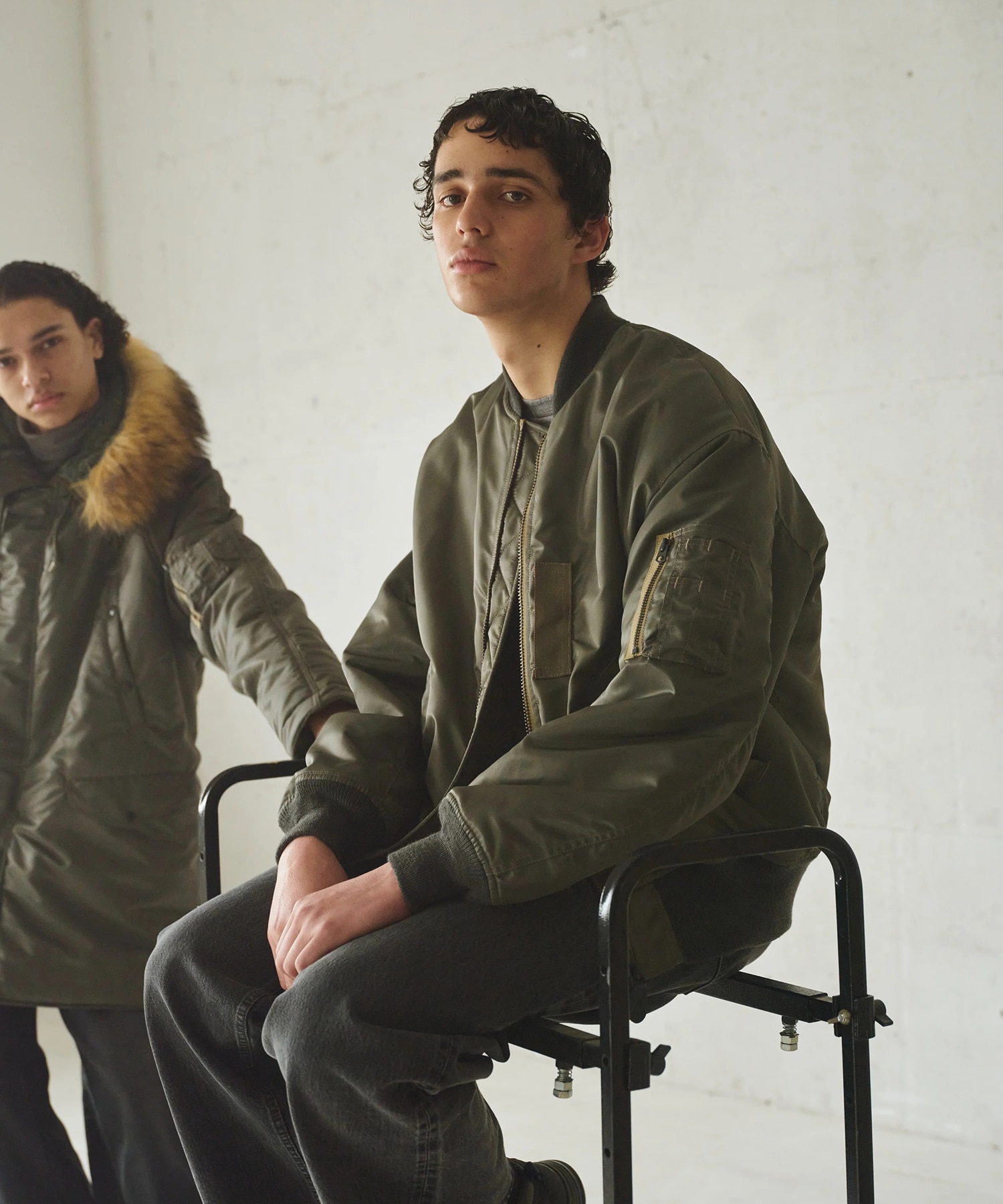 ナイロンツイル / MA-1 MARKAWARE/marka