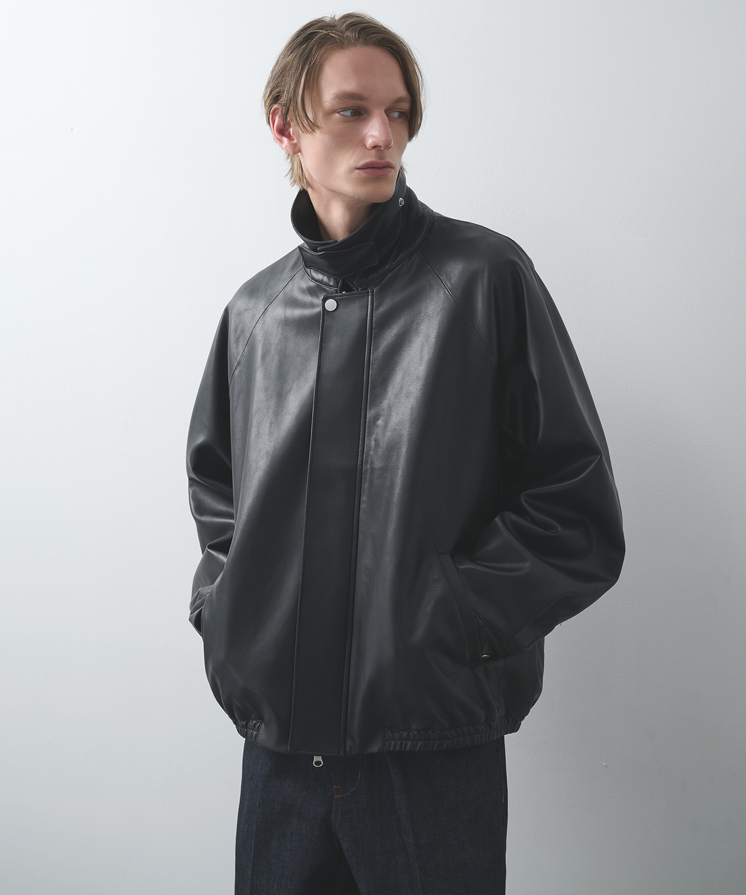 MODERN LEATHER BLOUSON | STUDIOUS