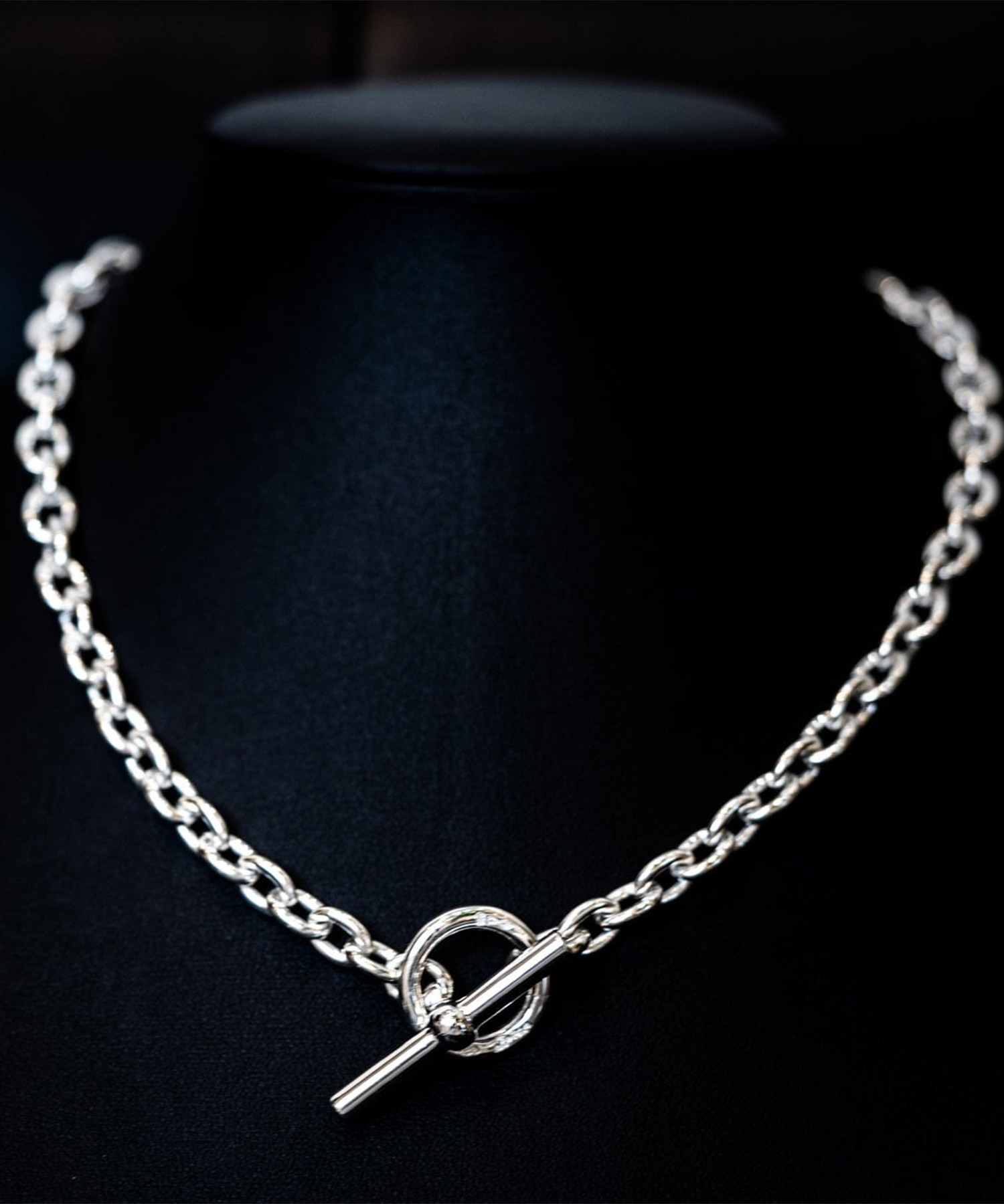 C-027 Hook connect necklace S 45cm WAKAN SILVER SMITH