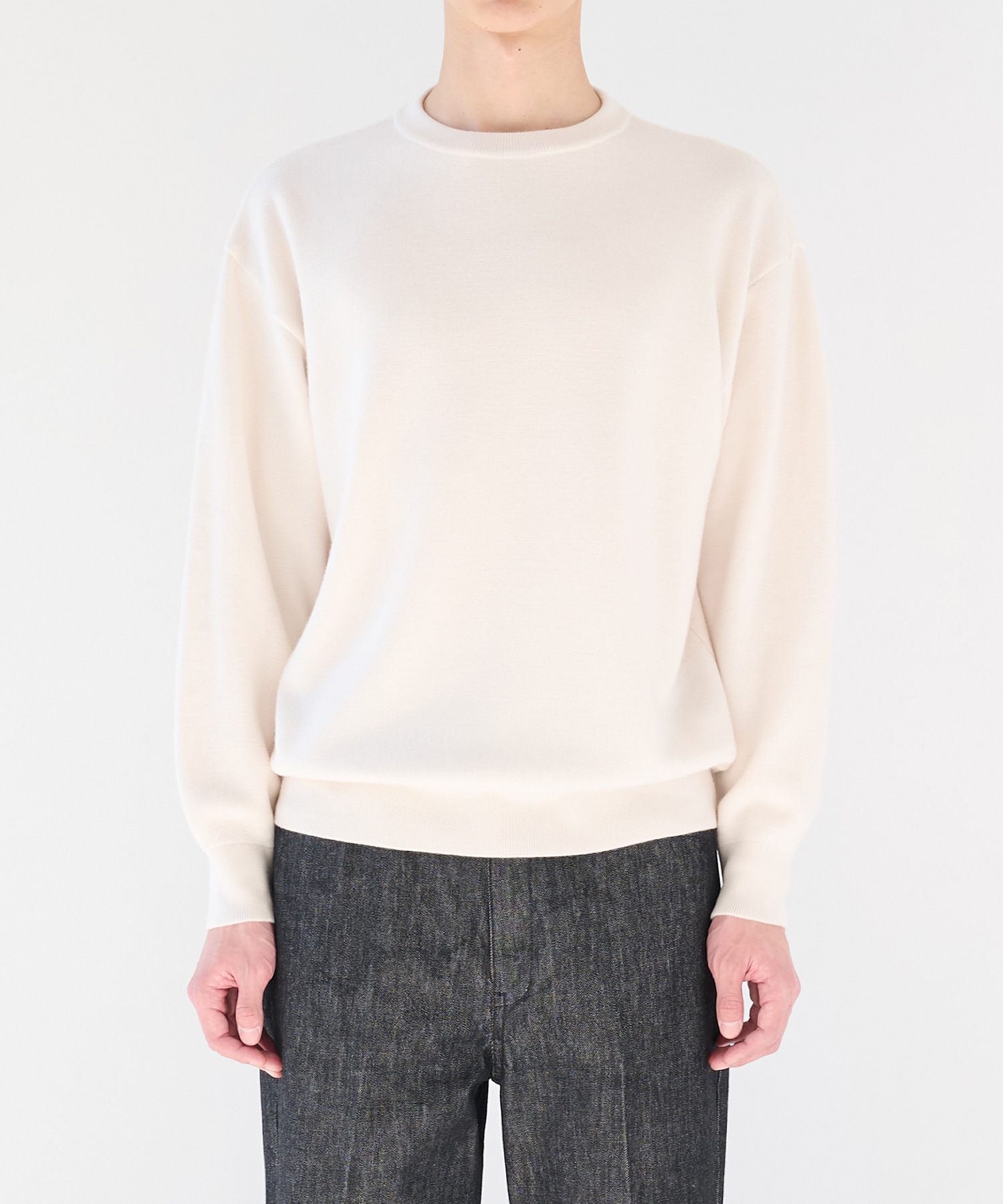 CASHMERE WOOL CREWNECK KNIT STUDIOUS