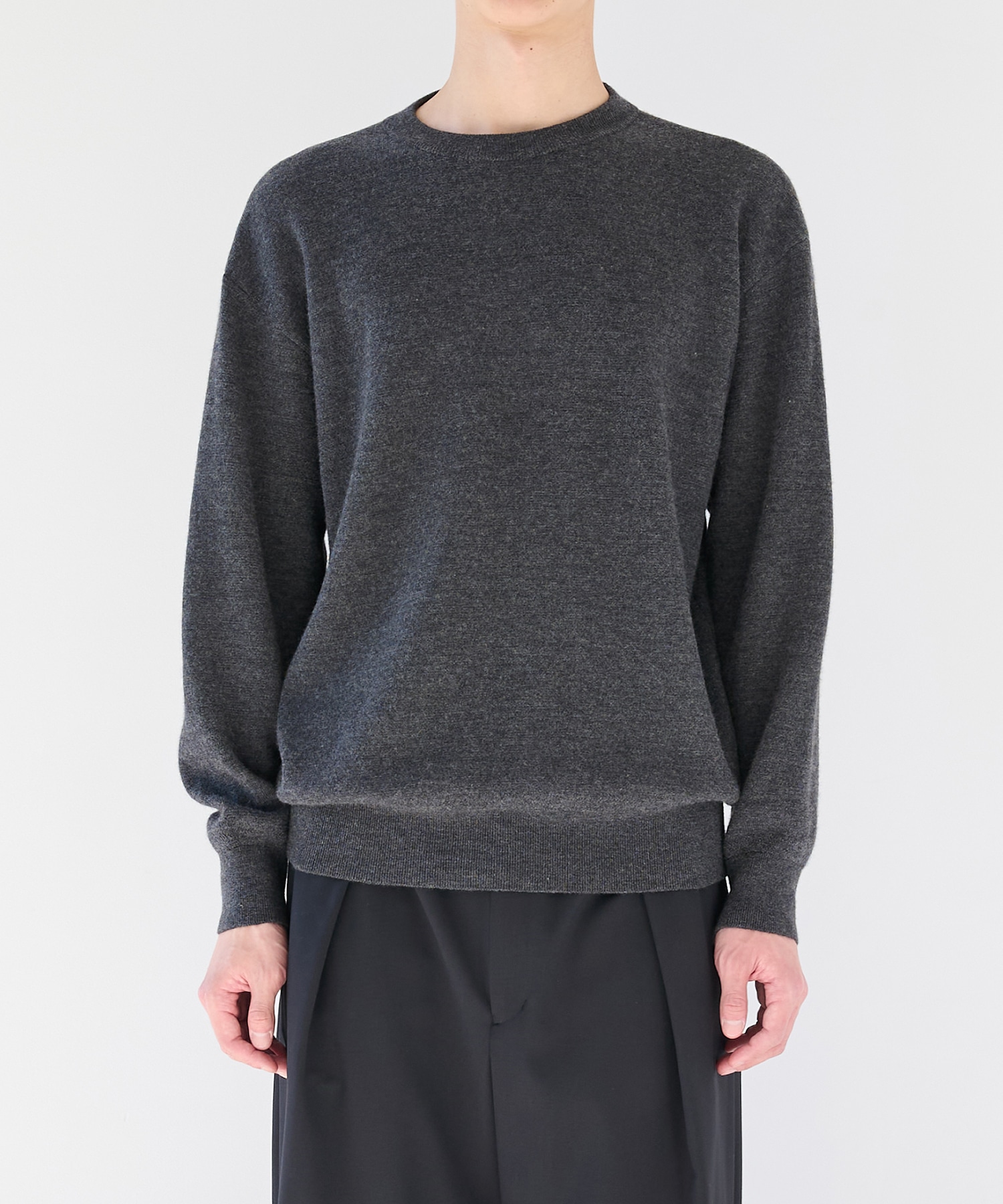 CASHMERE WOOL CREWNECK KNIT STUDIOUS