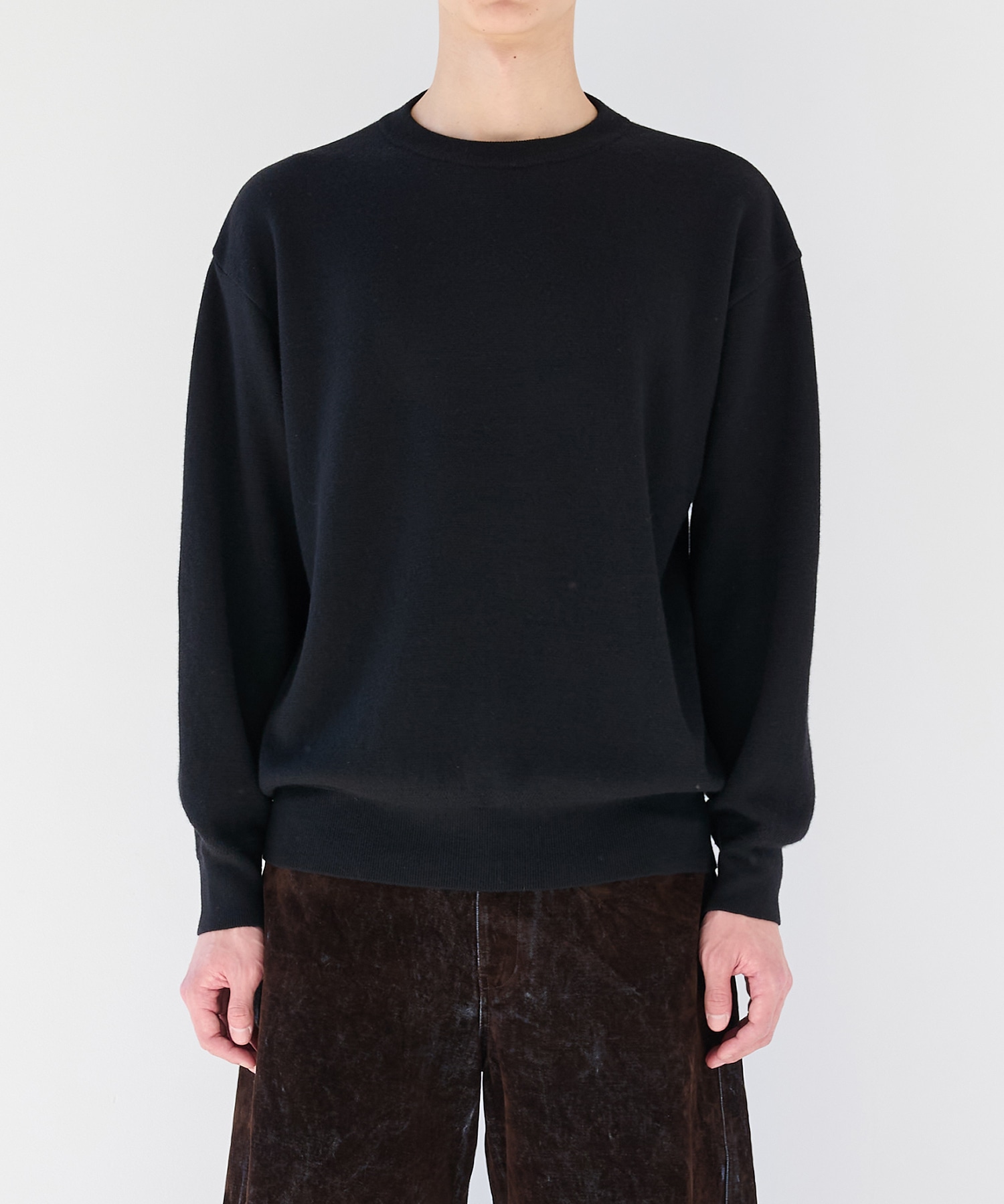 CASHMERE WOOL CREWNECK KNIT STUDIOUS